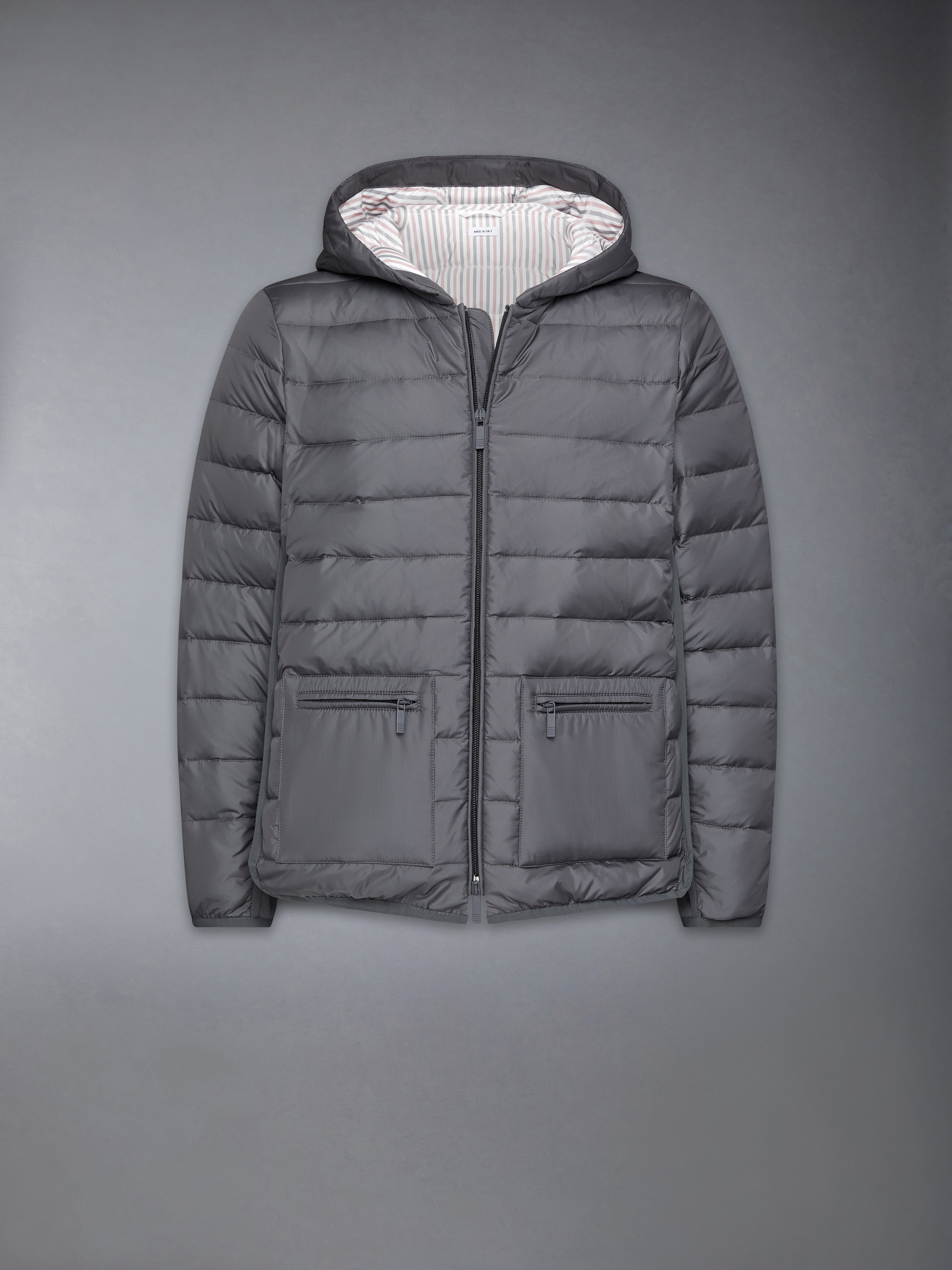 ULTRA LIGHT NYLON DOWN FILL HOOD JACKET - 8
