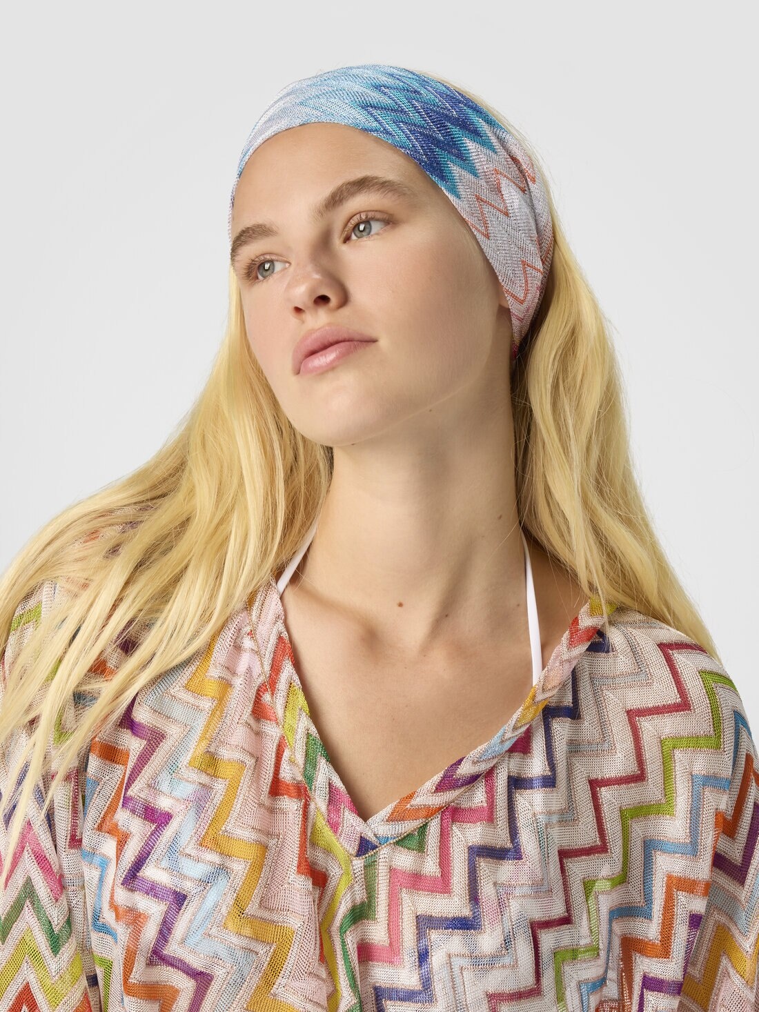 Viscose and Lamé Hairband - 3