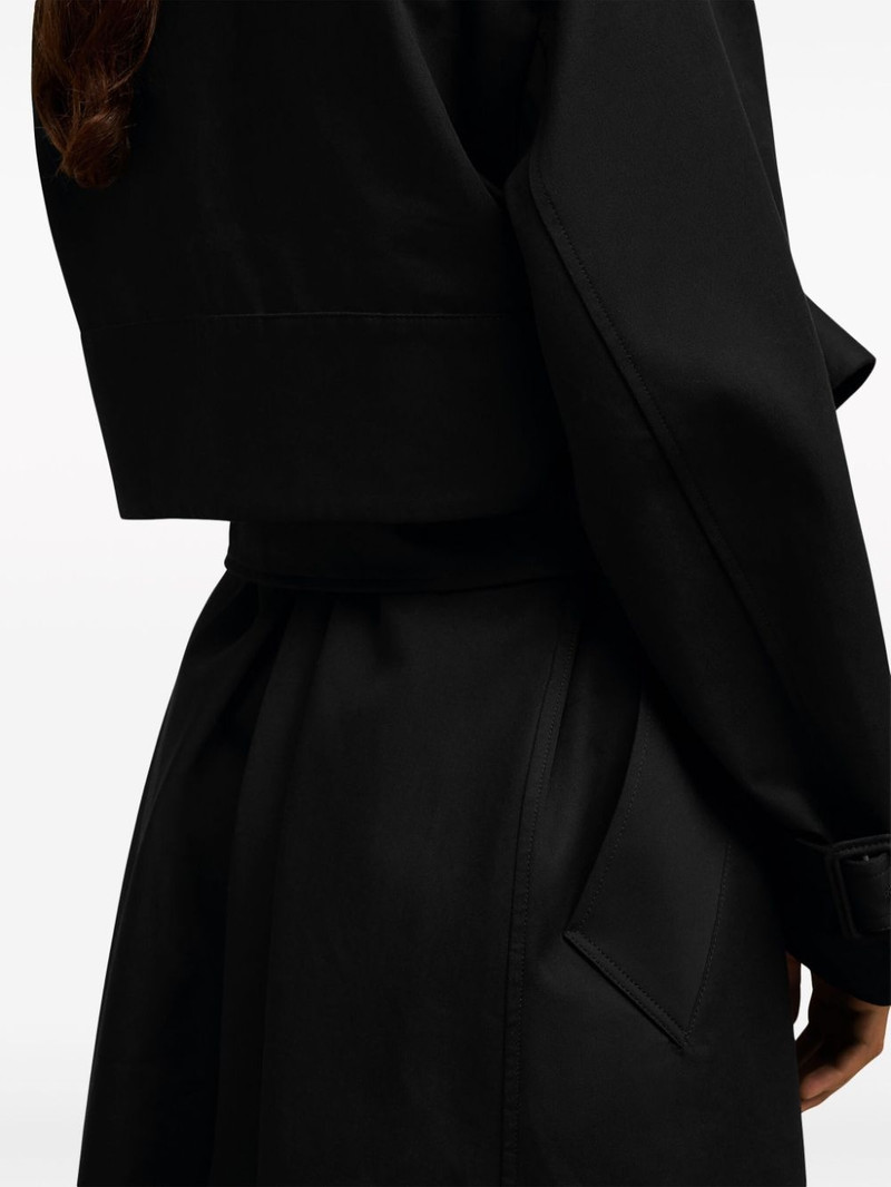 belted cotton trench coat 6