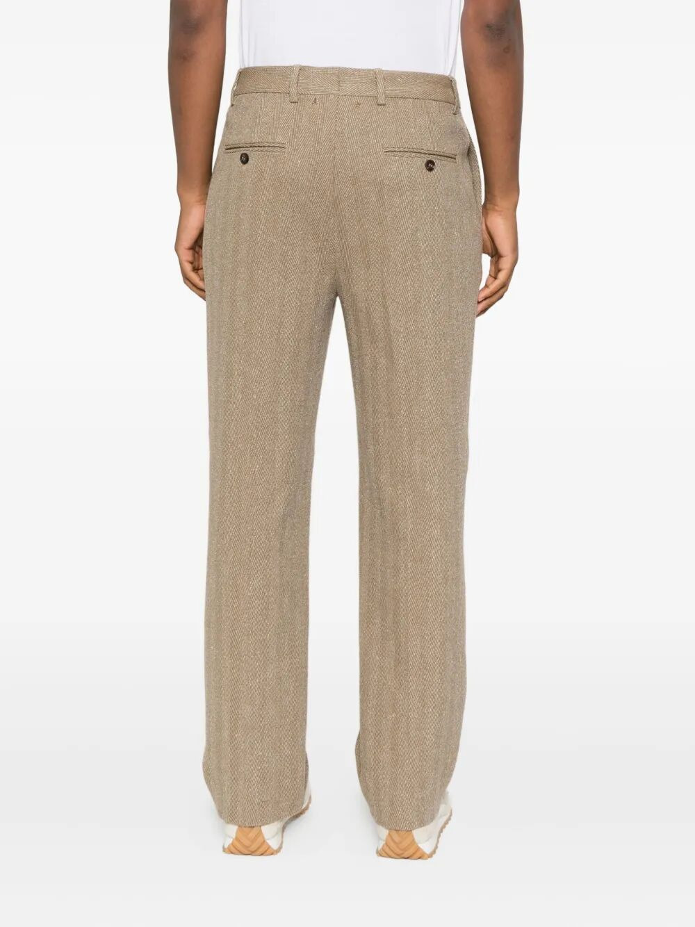 Golden Goose Men "Journey" Man`S Relax Straight Pant Tailoring Chevronne - 5