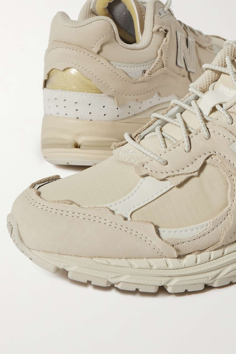 2002 leather, suede and mesh sneakers 4