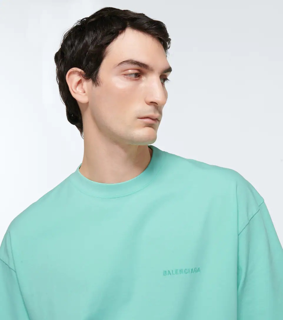 BALENCIAGA Medium-fit short-sleeved T-shirt | mytheresa