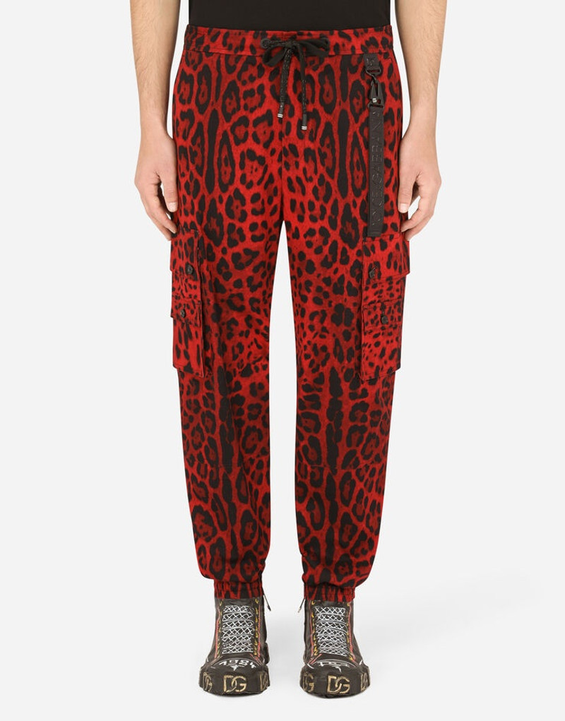 Leopard-print cargo pants 2