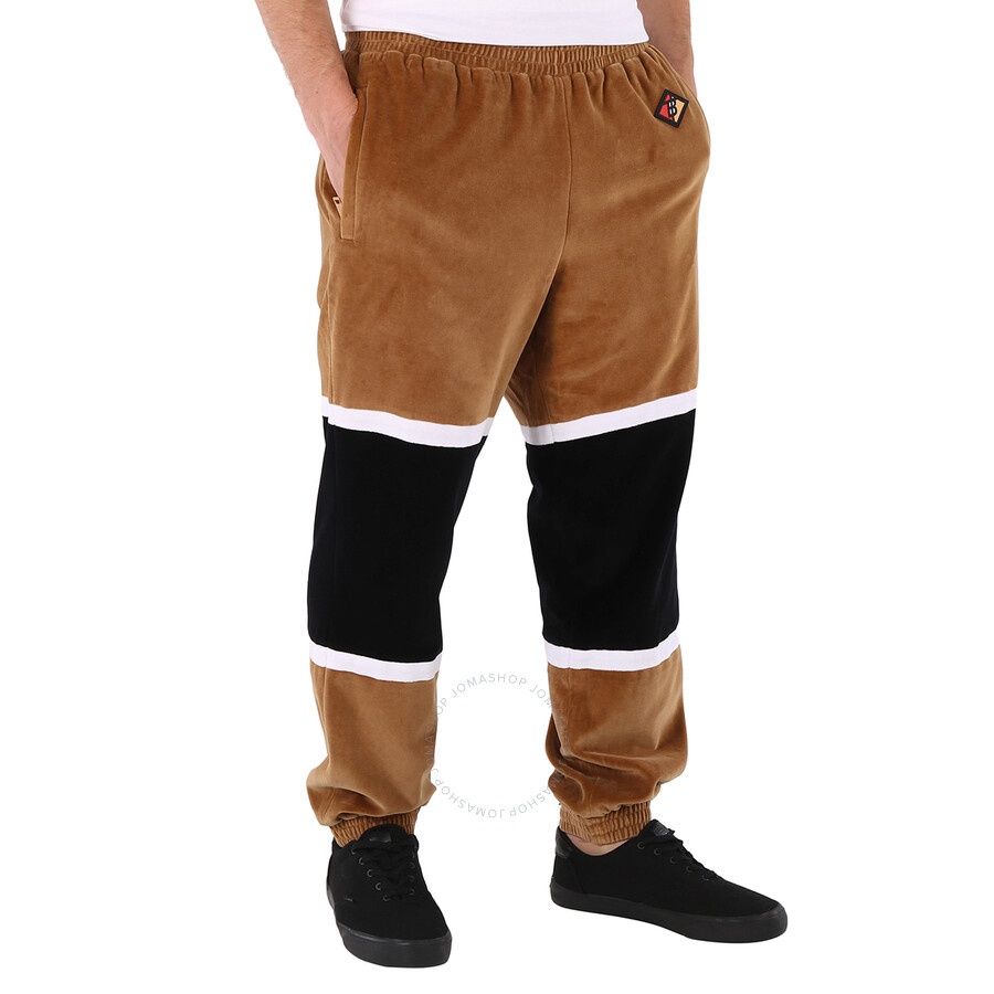 Burberry Striped Chenille Logo Graphic Trackpants - 4