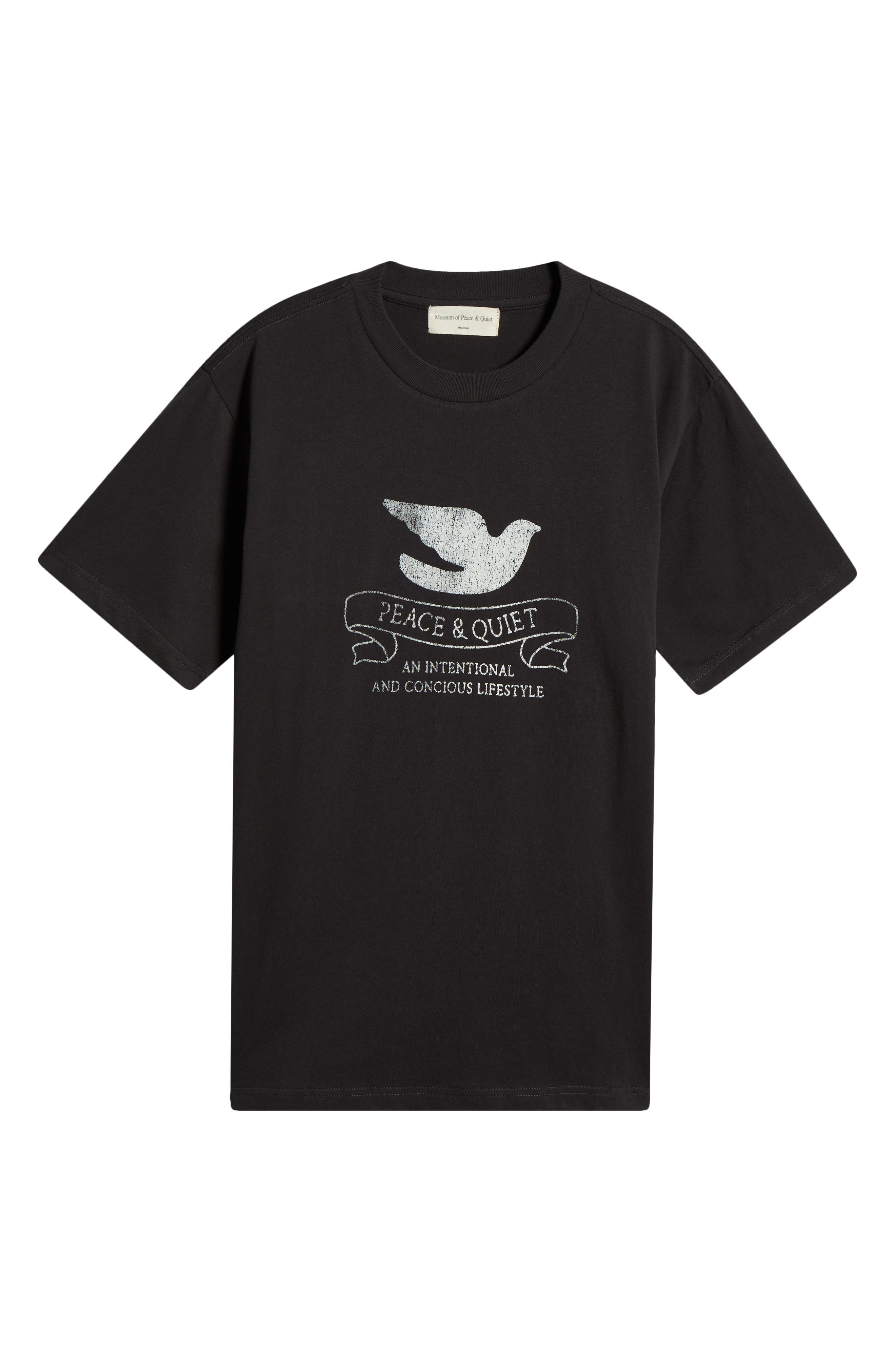 Museum of Peace & Quiet Conscious Lifestyle Graphic T-Shirt in Black at Nordstrom - 5