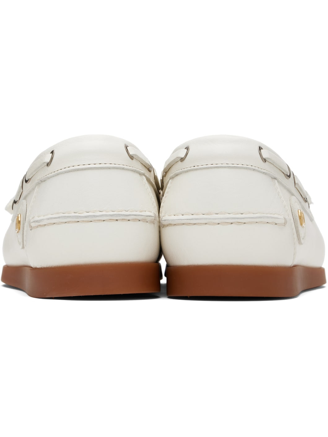 Off-White Palm Avenue Buffalo Leather Boat Shoes - 2