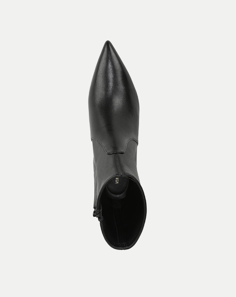 LISA STRETCH KITTEN-HEEL BOOTIE - 4