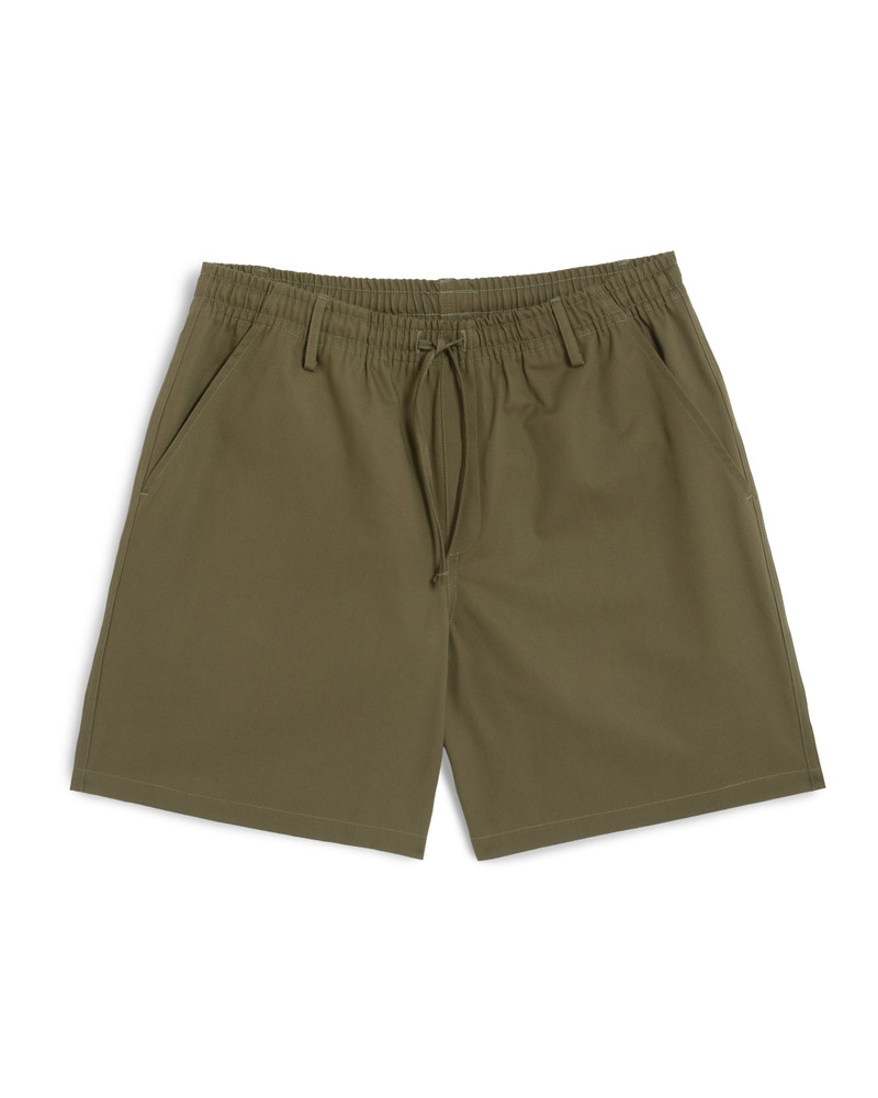 Olive Herringbone Leisure Short 1