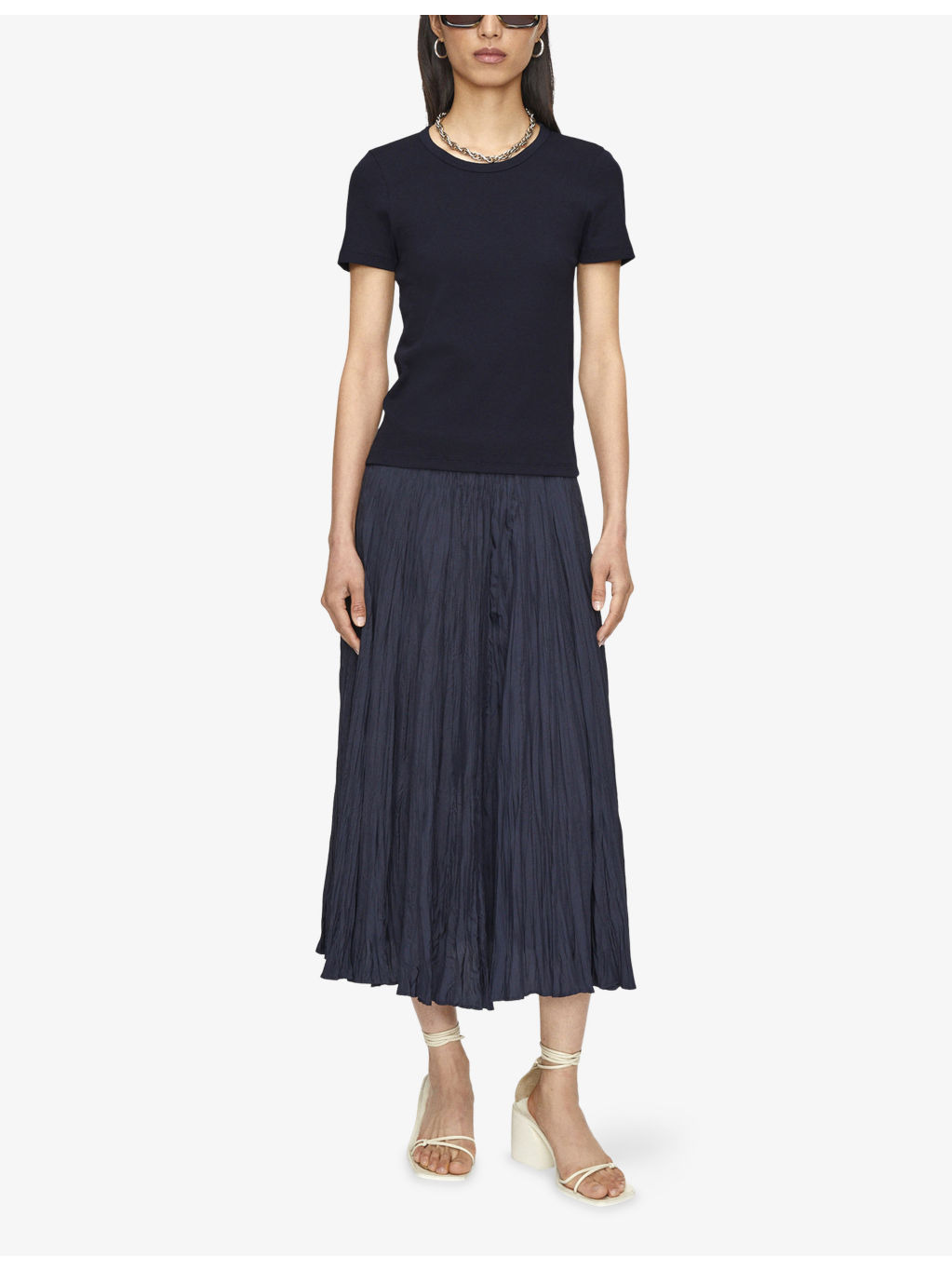 The Jersey Rib Round-Neck Stretch-Cotton T-Shirt - 2