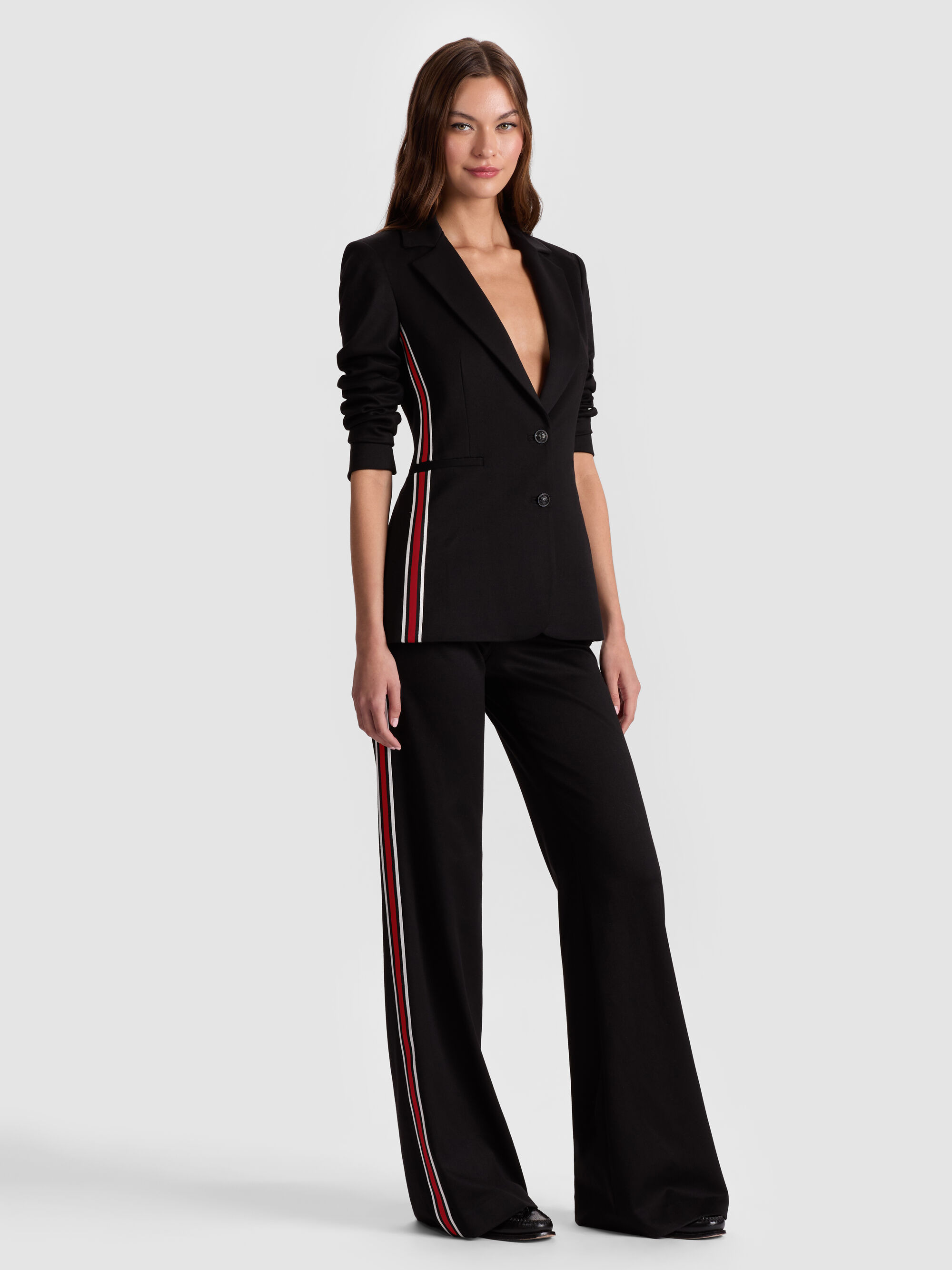 BREANN SIDE STRIPE BLAZER - 6