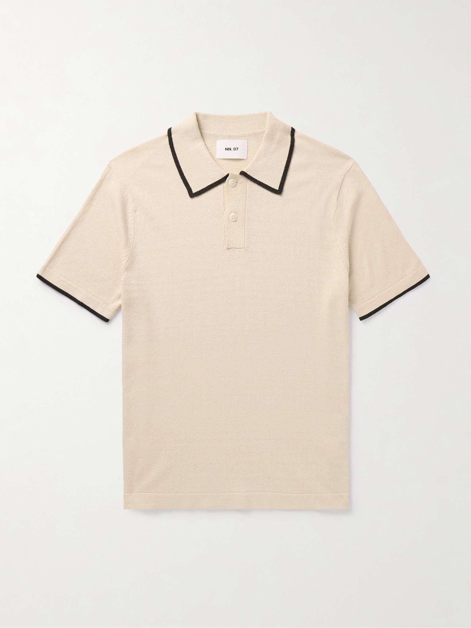 Damon 6649 Silk and Cotton-Blend Polo Shirt - 1