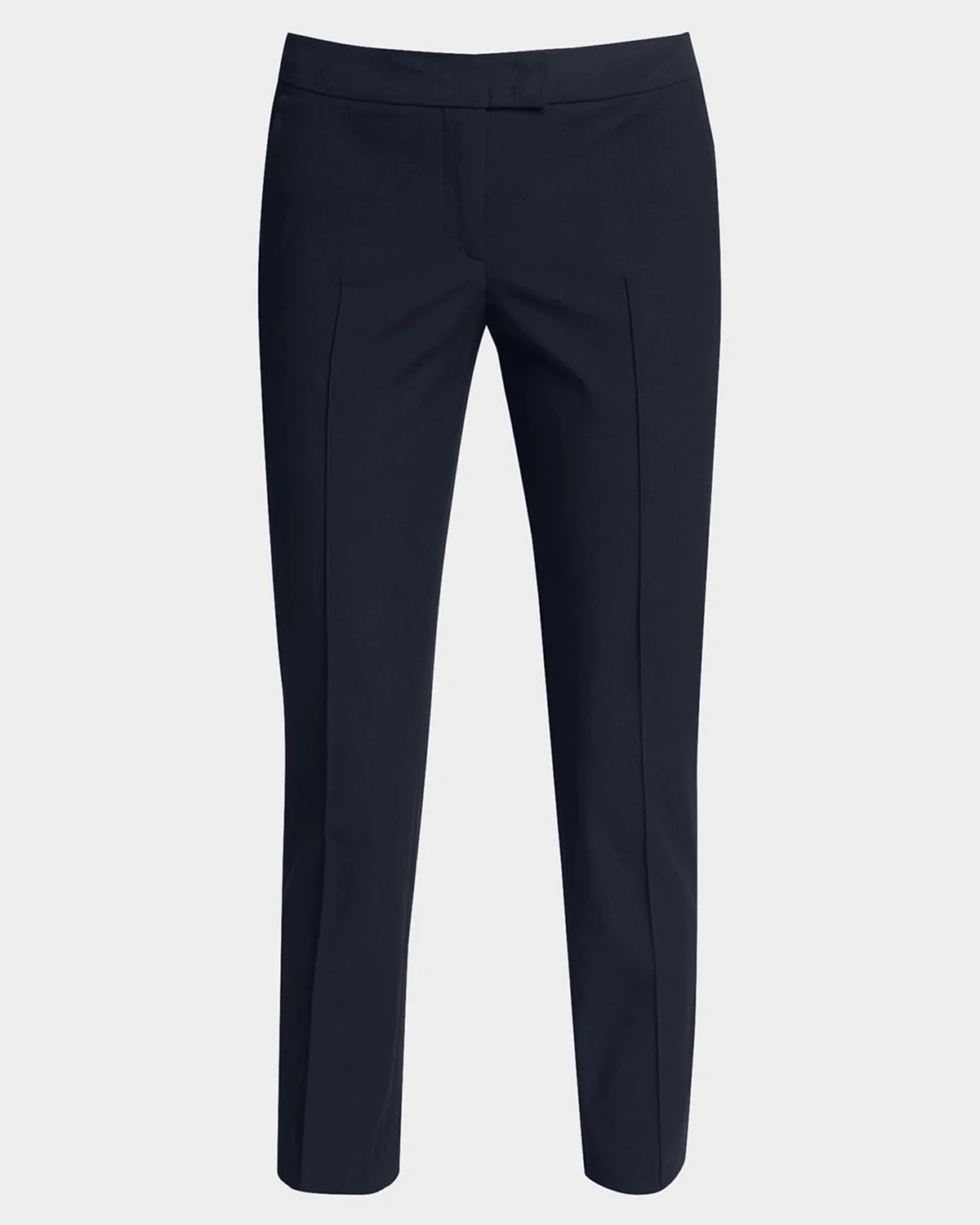 Frankie Straight-Leg Cotton-Stretch Cropped Pants - 1