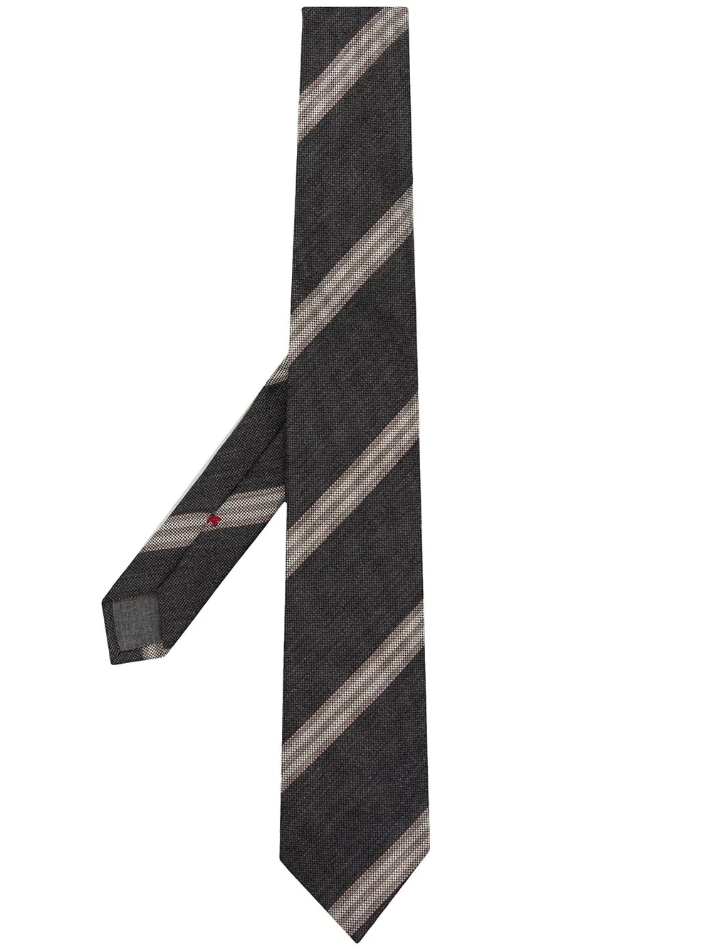 striped canvas tie - 1