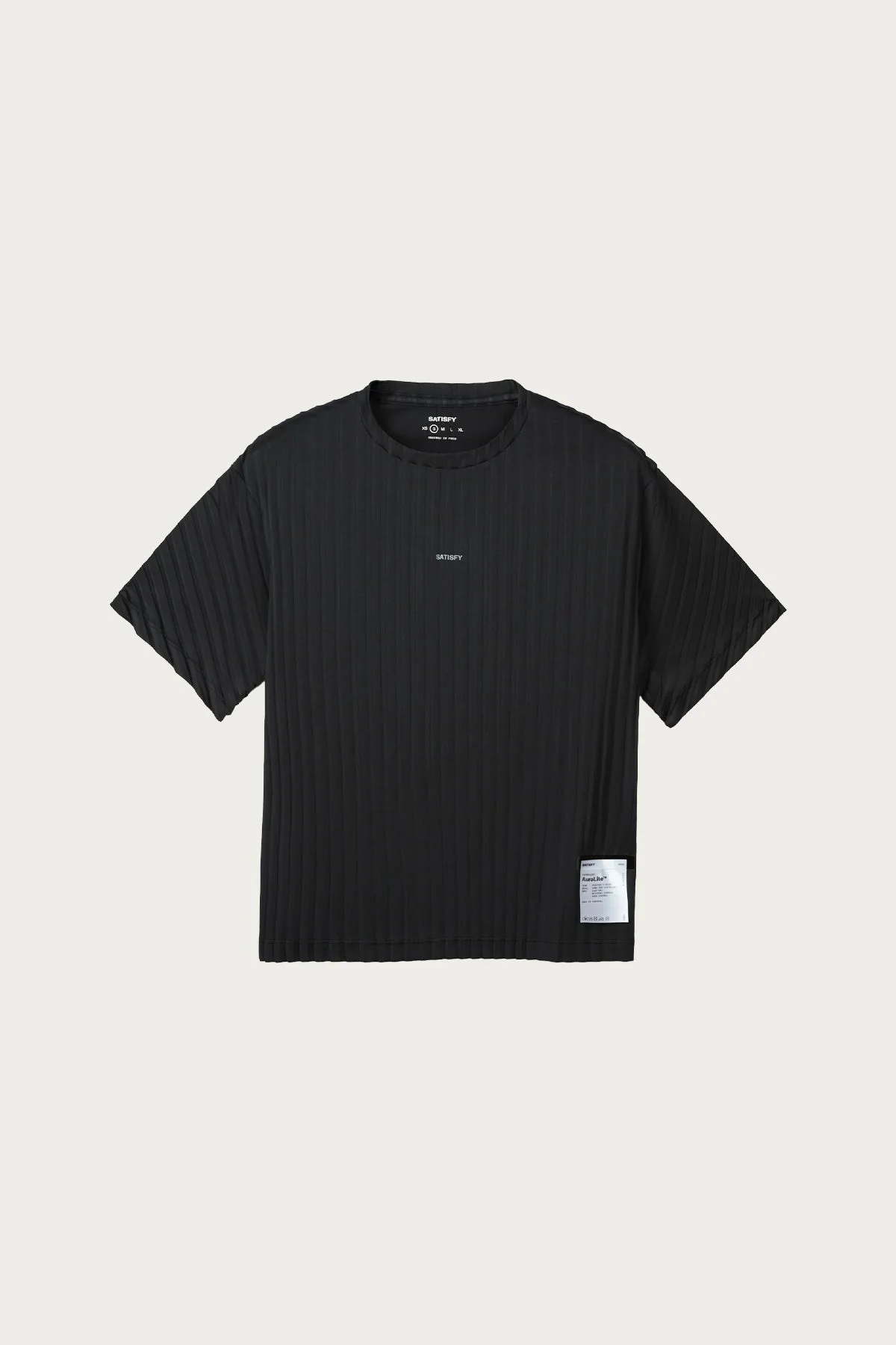 Auralite Pleated T-Shirt - Black SA - 1
