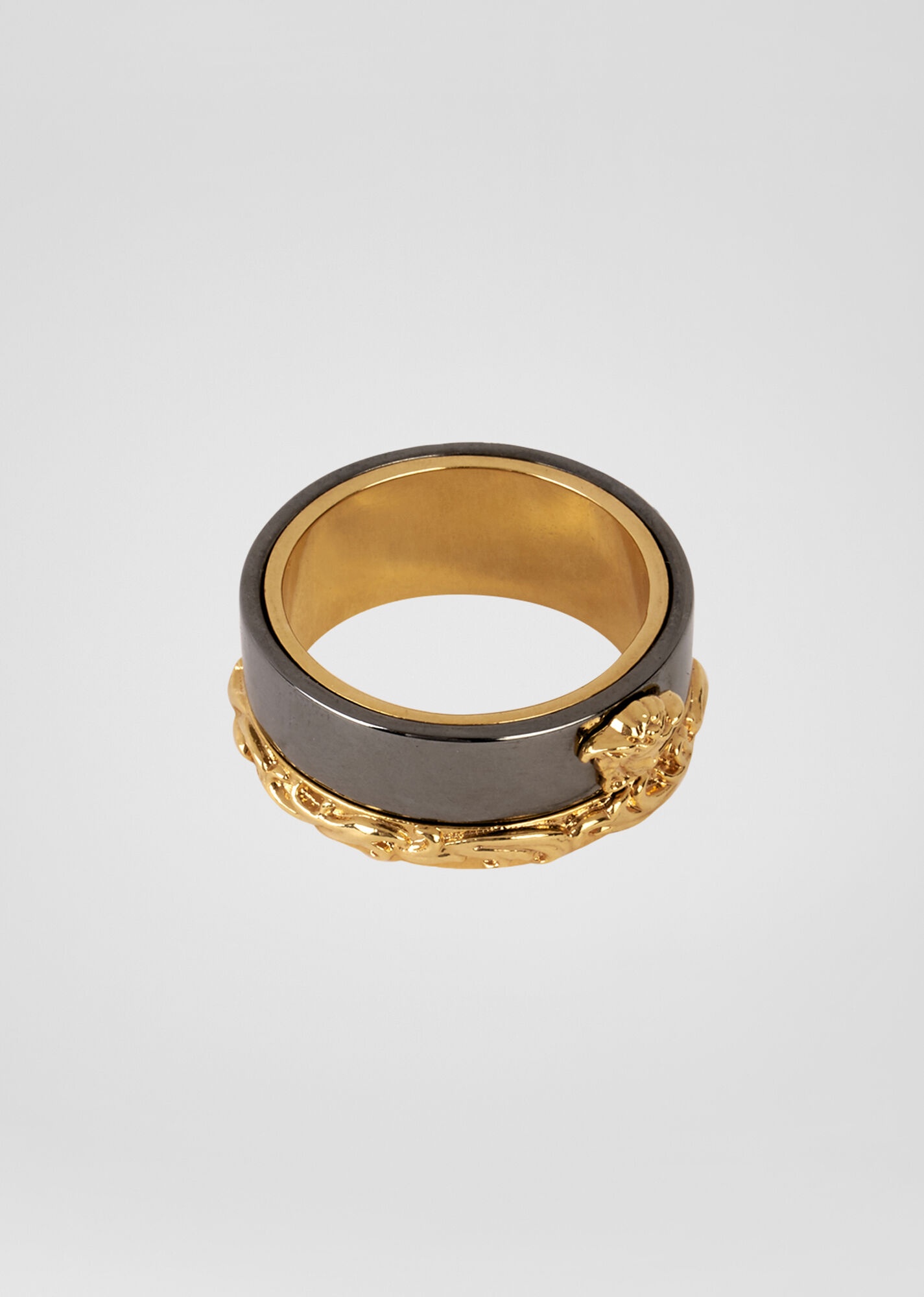 Medusa Barocco Two-Tone Ring - 3