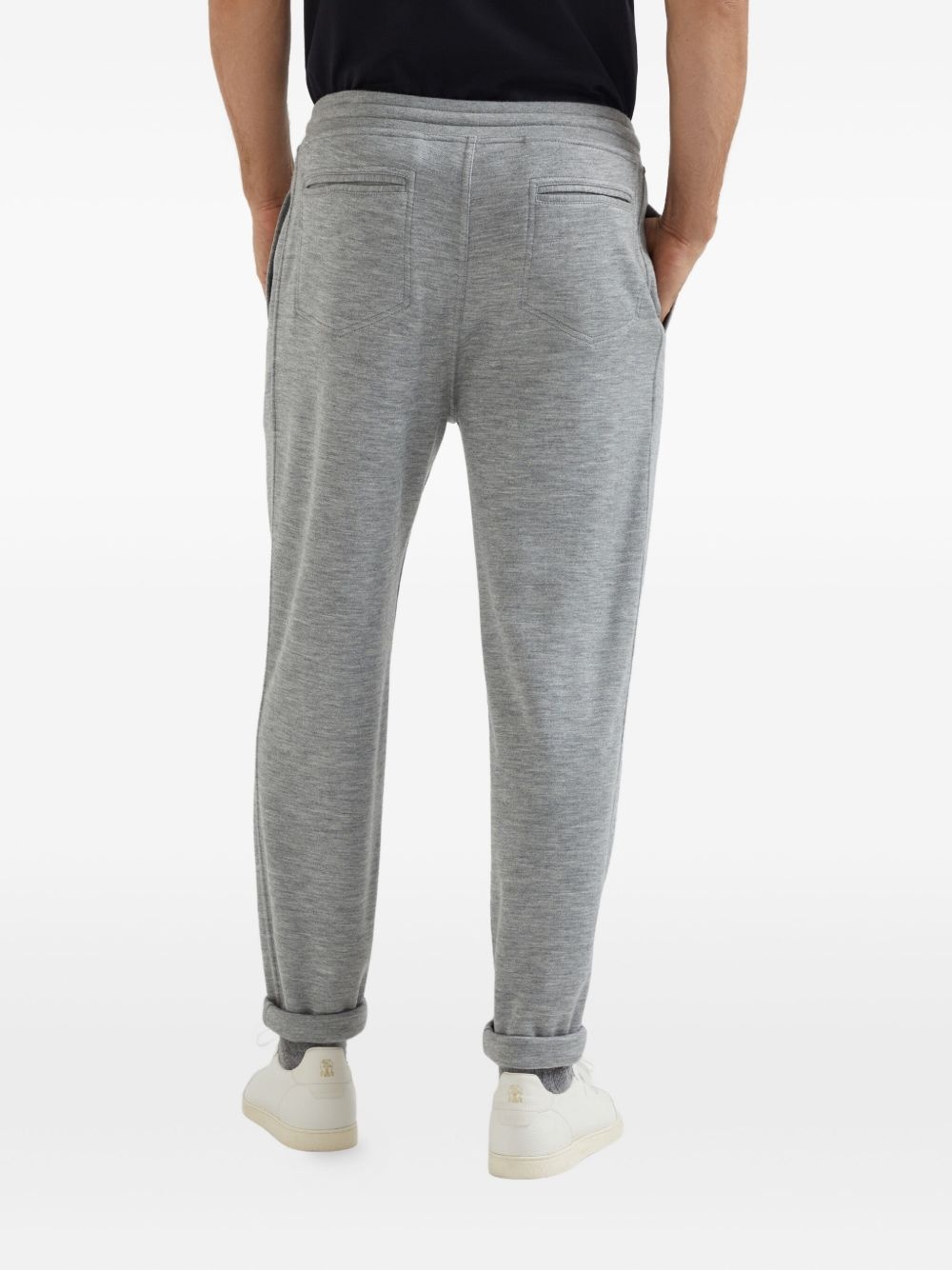 drawstring slim-fit joggers - 4