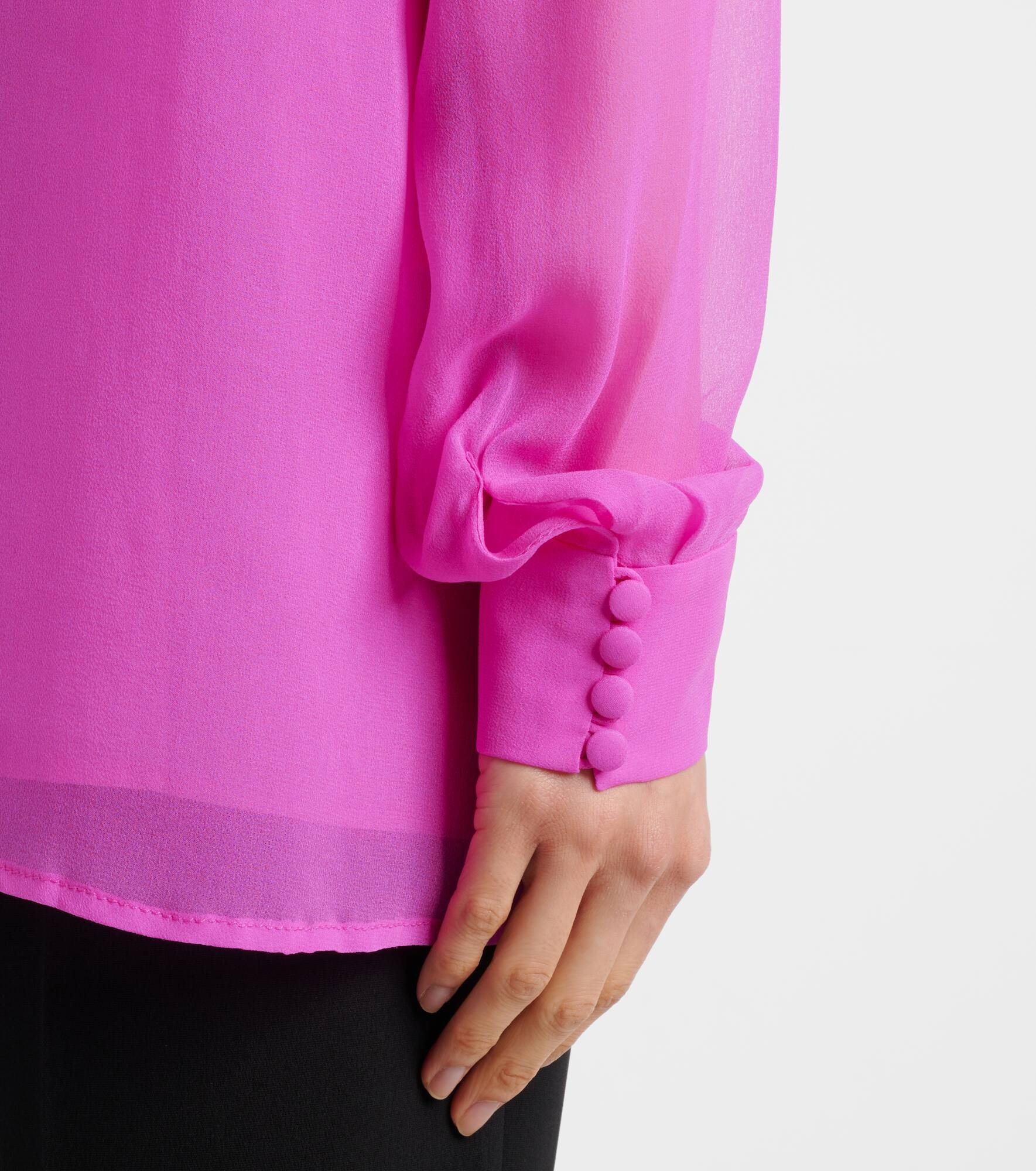 Silk georgette blouse - 5