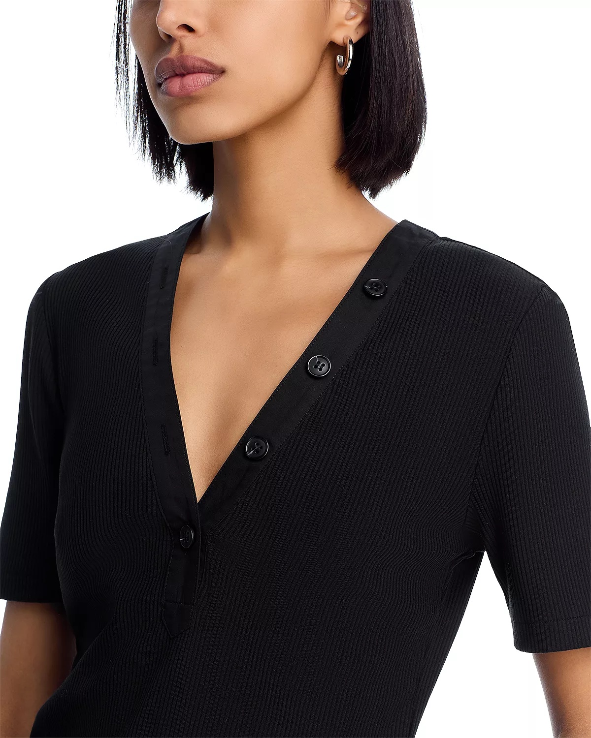 Adrian Ribbed Tee - 4
