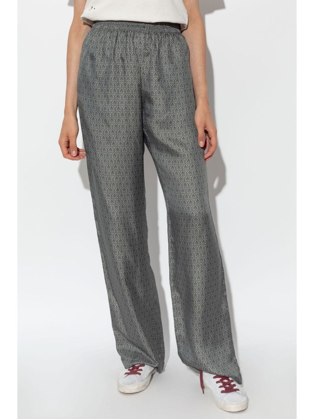 printed track pants - 3