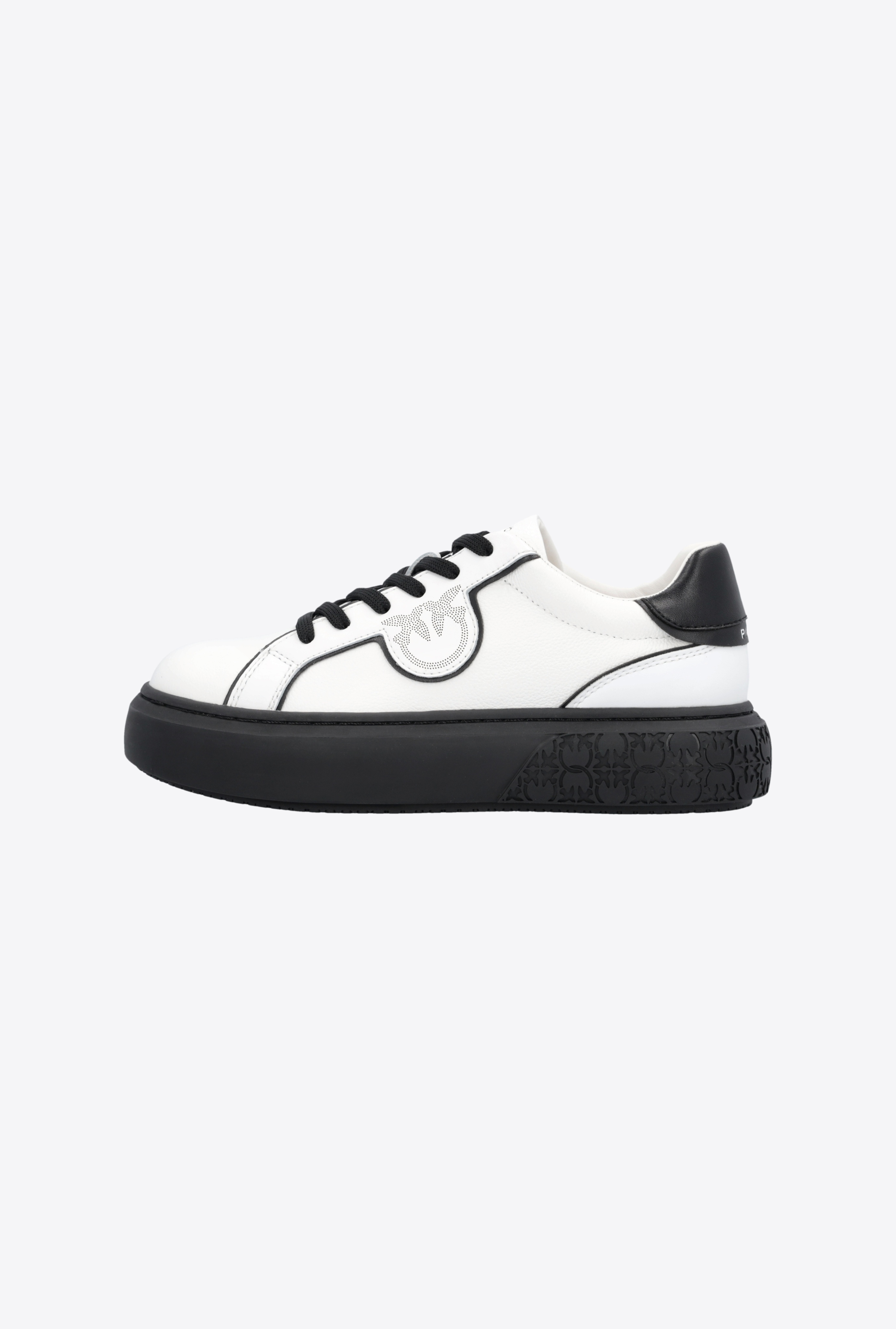 LEATHER SNEAKERS WITH CONTRASTING DETAILS - 5