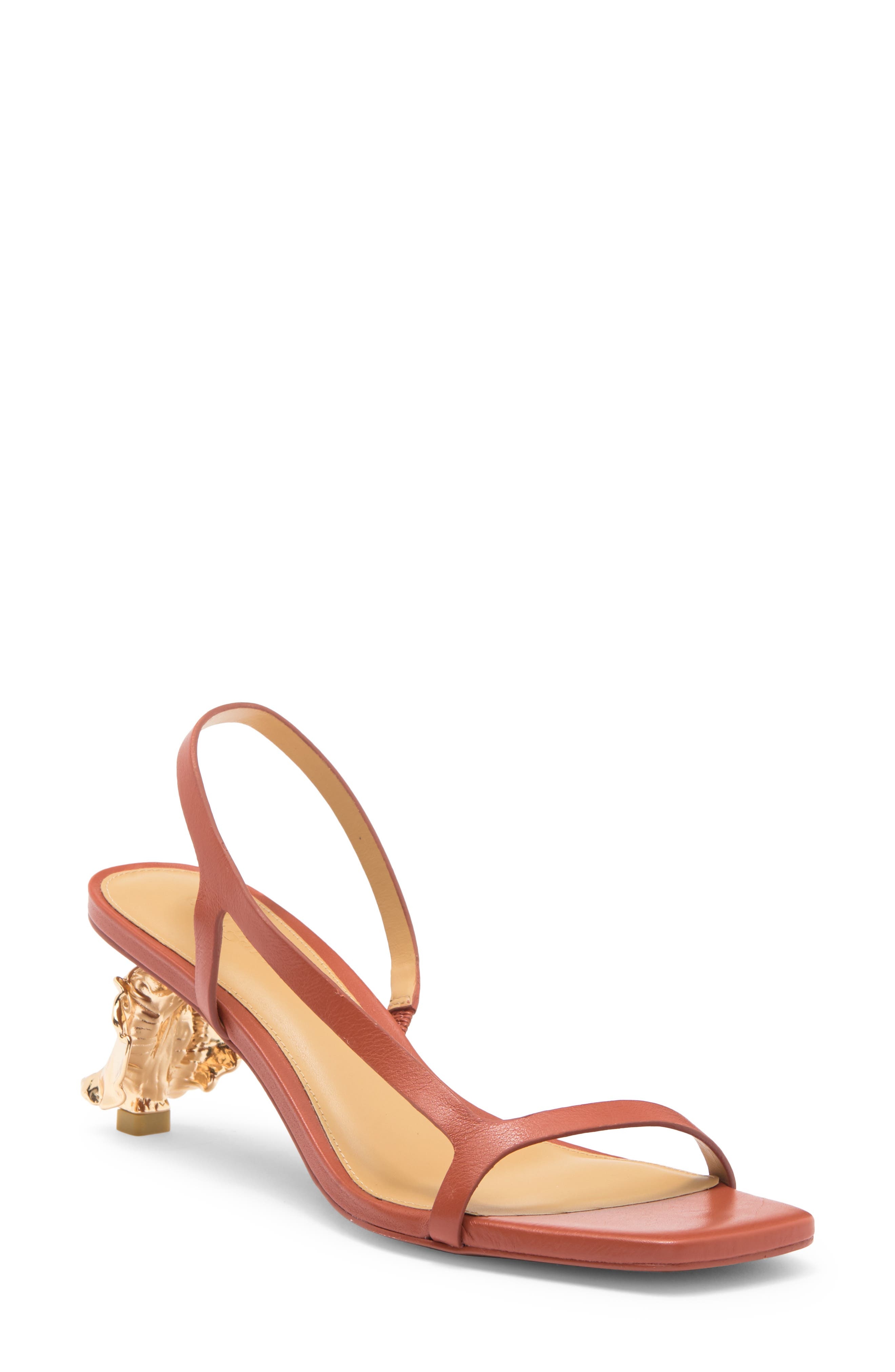 Cult Gaia Leilani Slingback Sandal in Currant at Nordstrom - 1