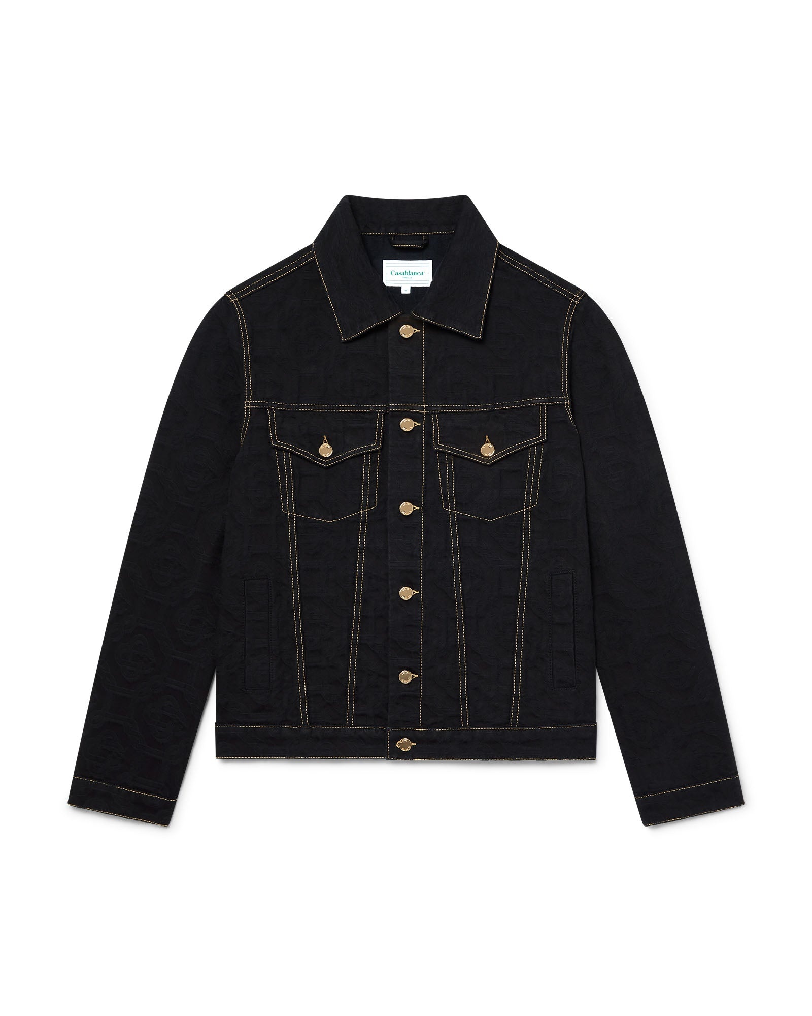 Monogram Jacquard Denim Jacket - 1