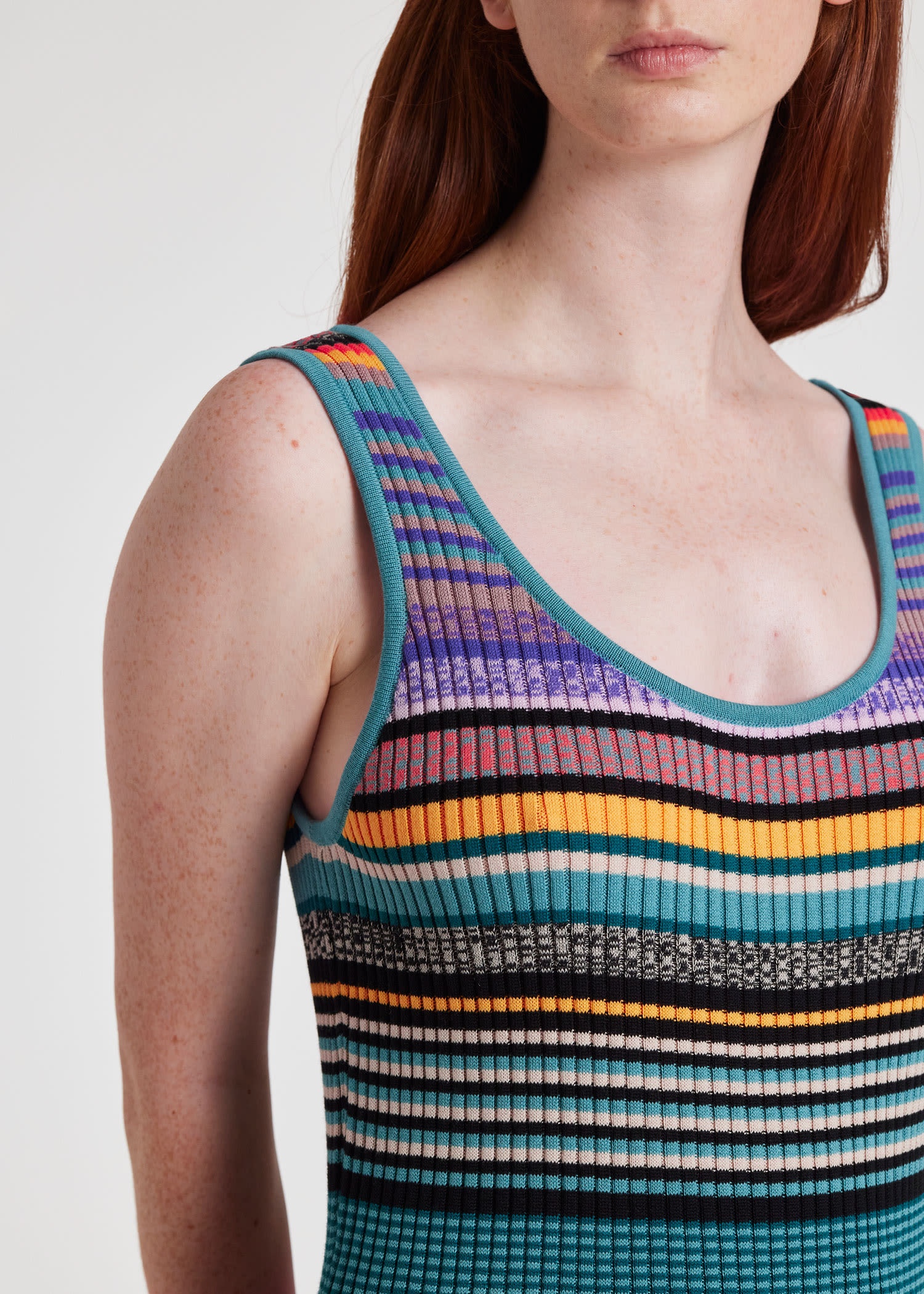Knitted 'Glass Stripe' Dress - 5