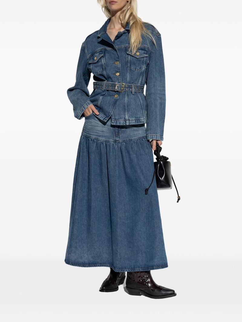 GANNI belted jacket outlook