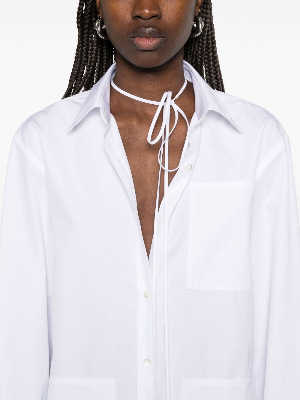 cotton poplin shirt - 5