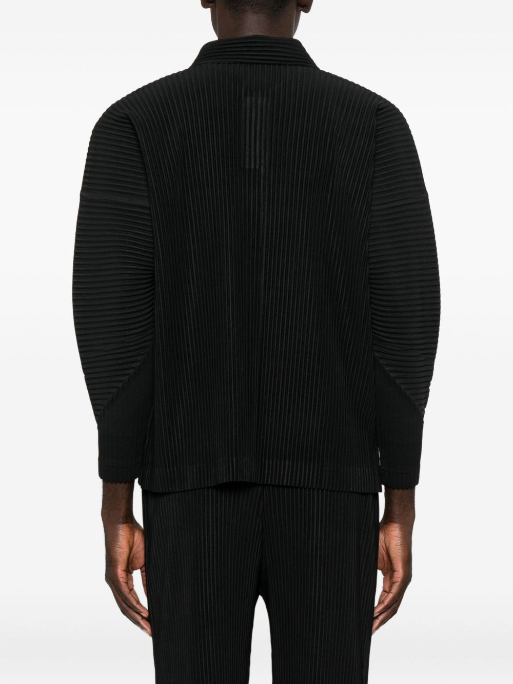 Homme Plisse' Issey Miyake Men Bottoned Long Sleeves Polo - 5