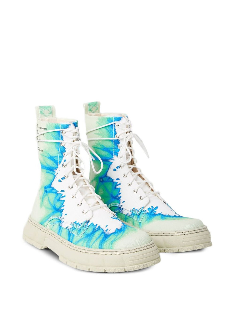 VIRÓN printed lace-up boots outlook