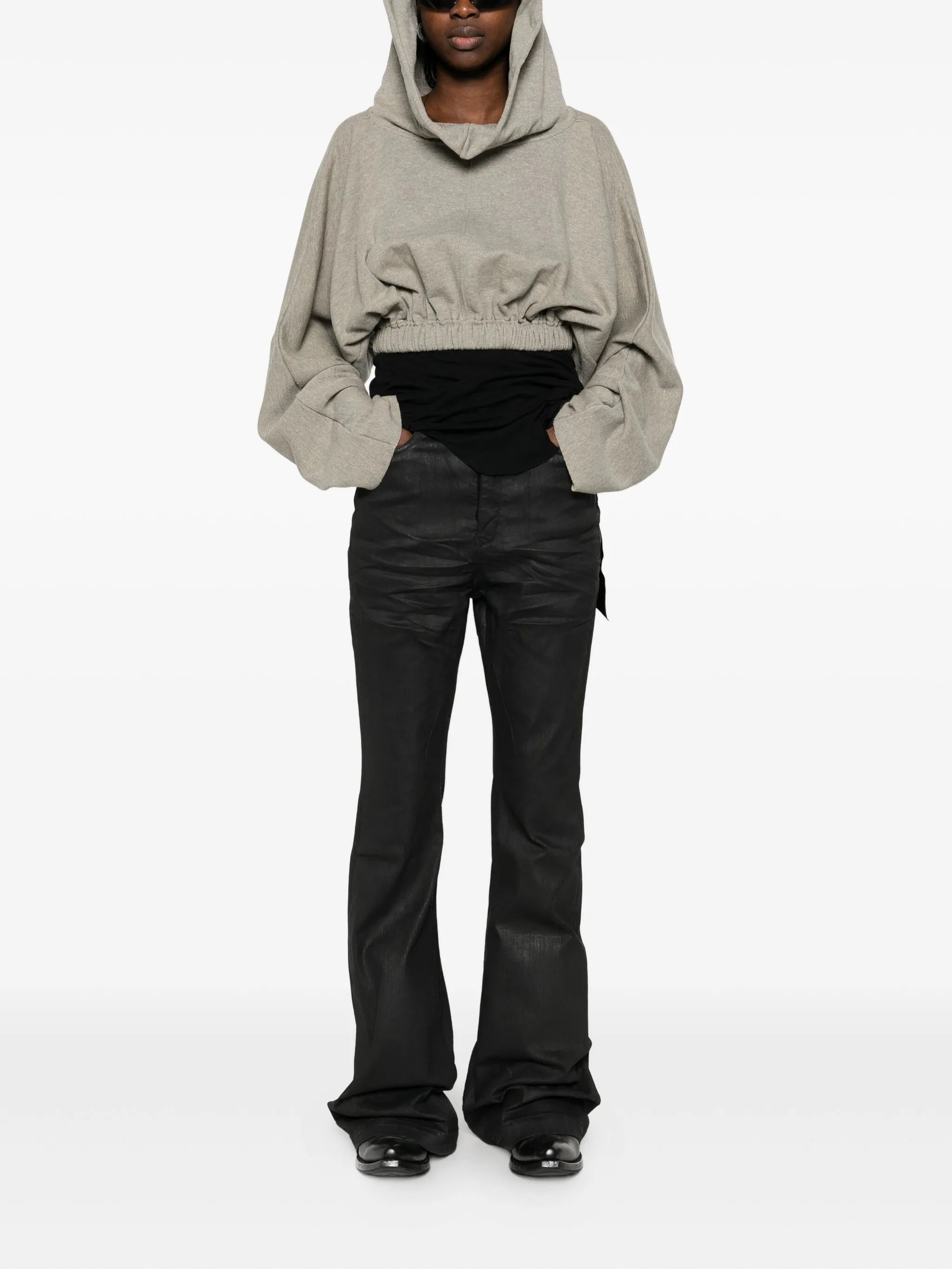 Rick Owens Drkshdw Drawstring Hoodie - 3
