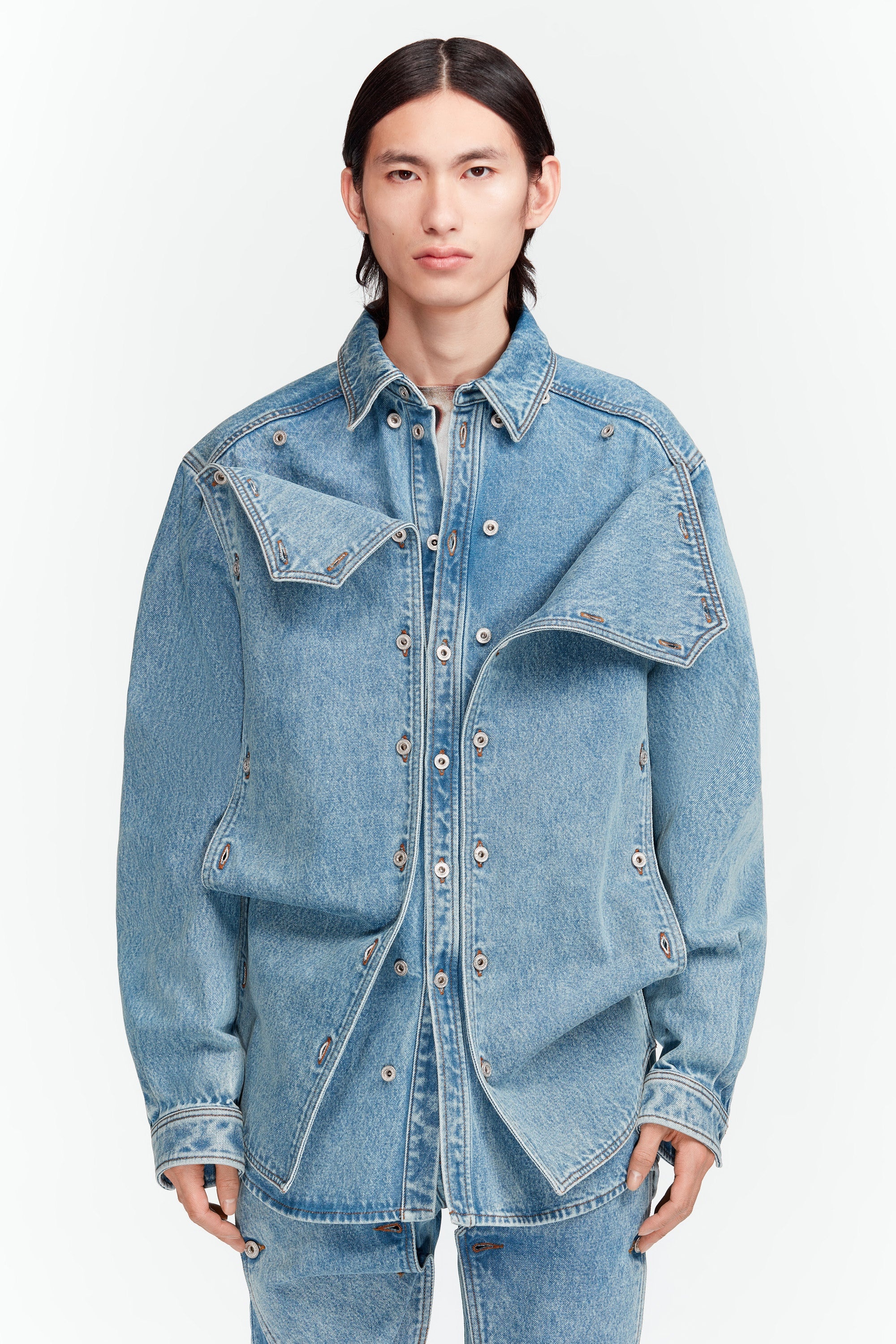 Snap Off Denim Shirt - 3