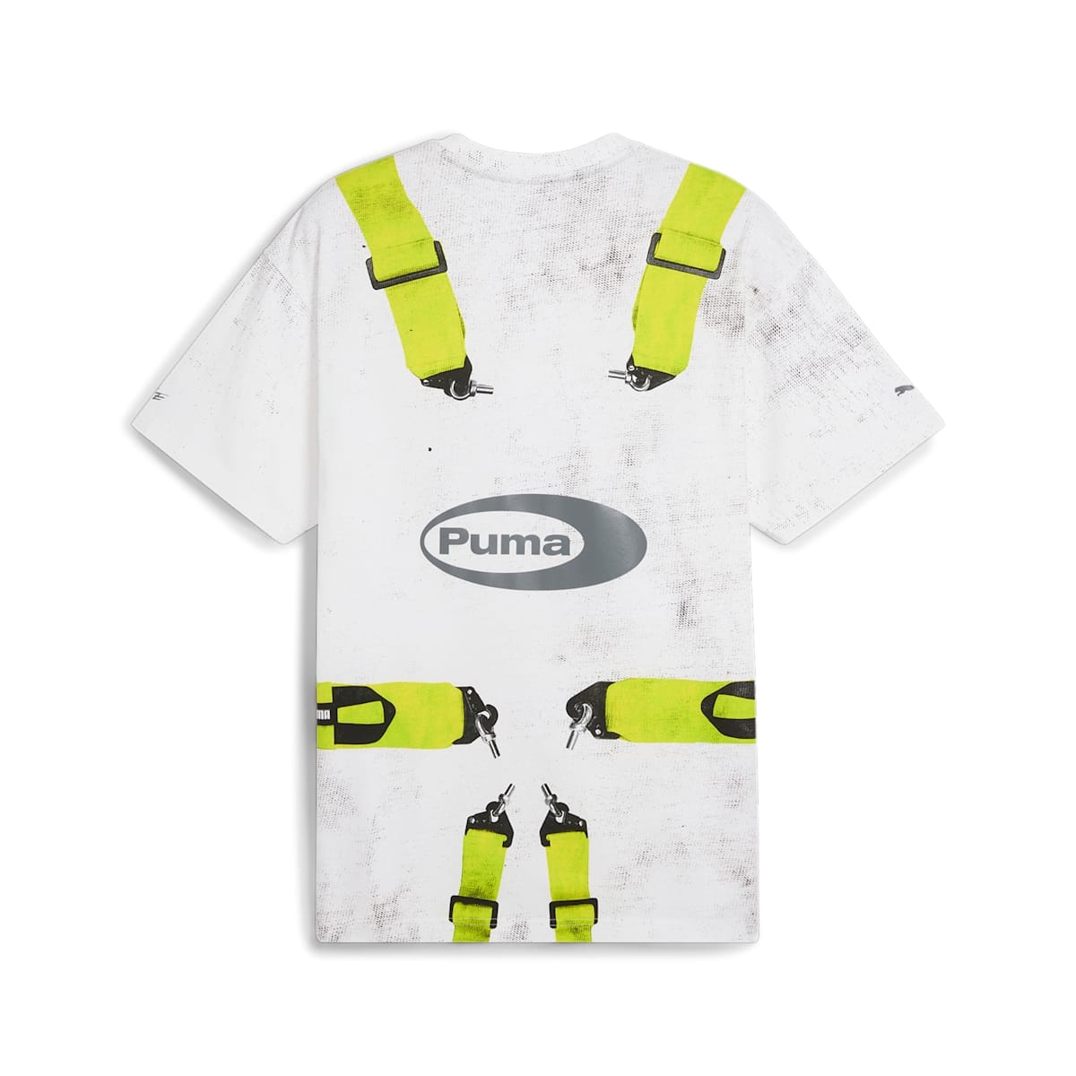 PUMA x A$AP ROCKY Seatbelt T-shirt 'White Lime' 631040-02 - 2