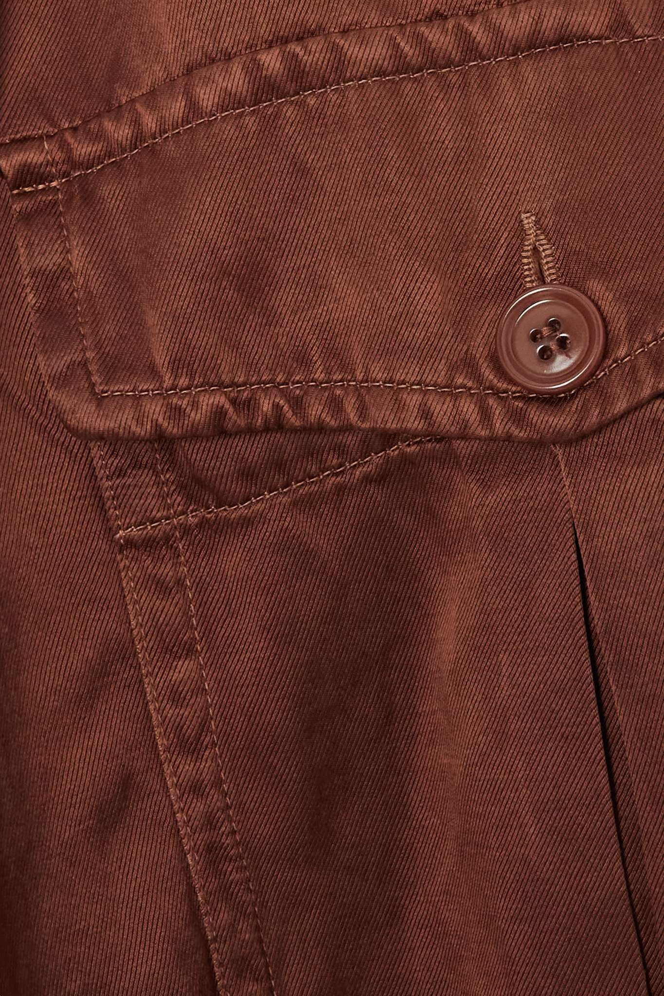 Faille straight-leg cargo pants - 4