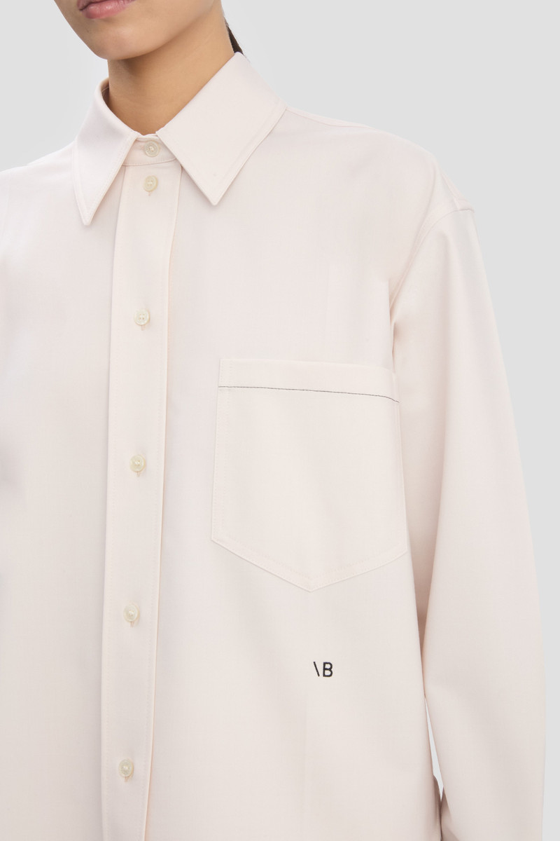 Long Sleeve Shirt In Bone 4