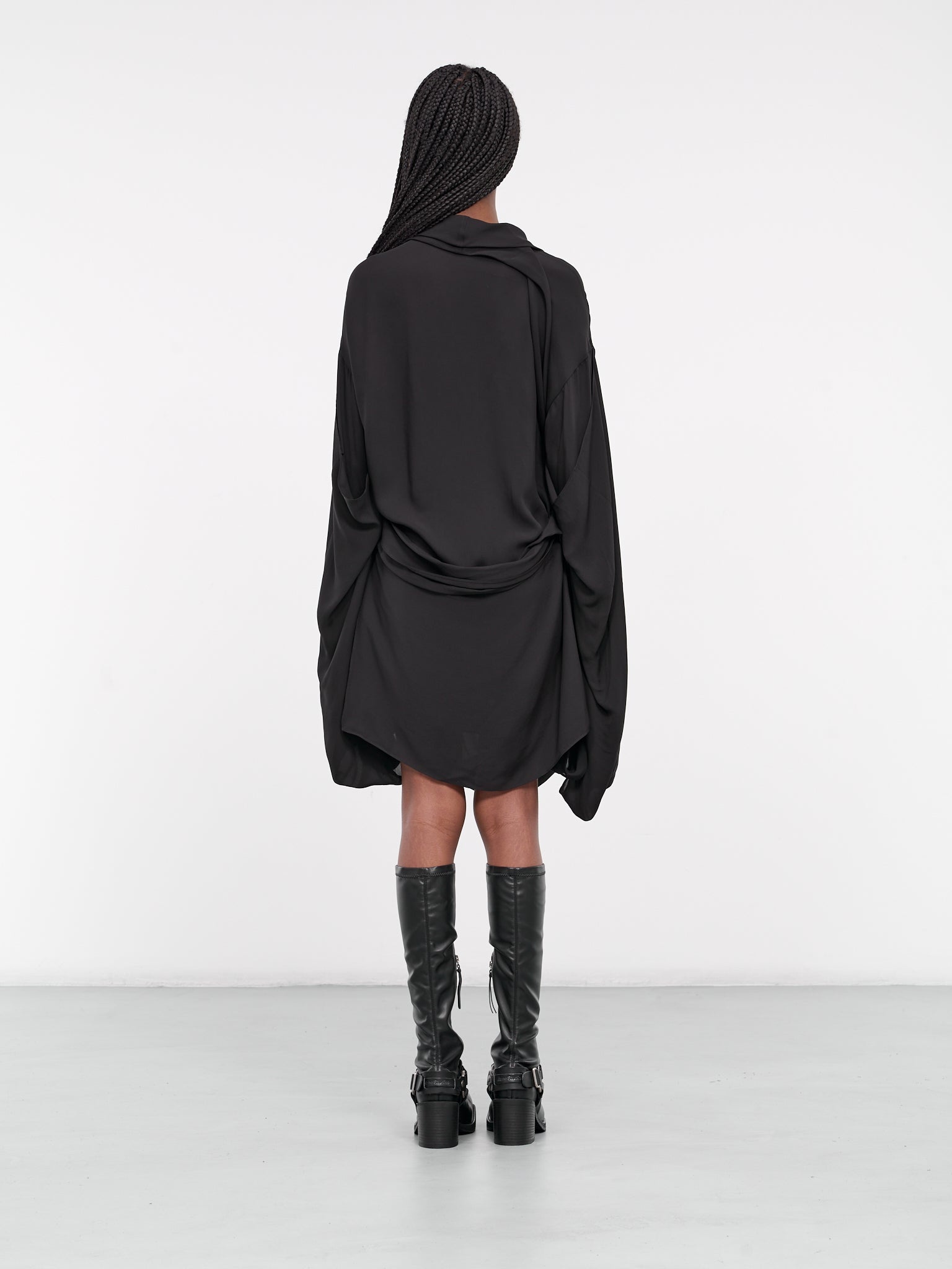 Draped Mini Dress - 3