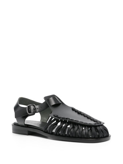 HEREU Alaro leather sandals outlook