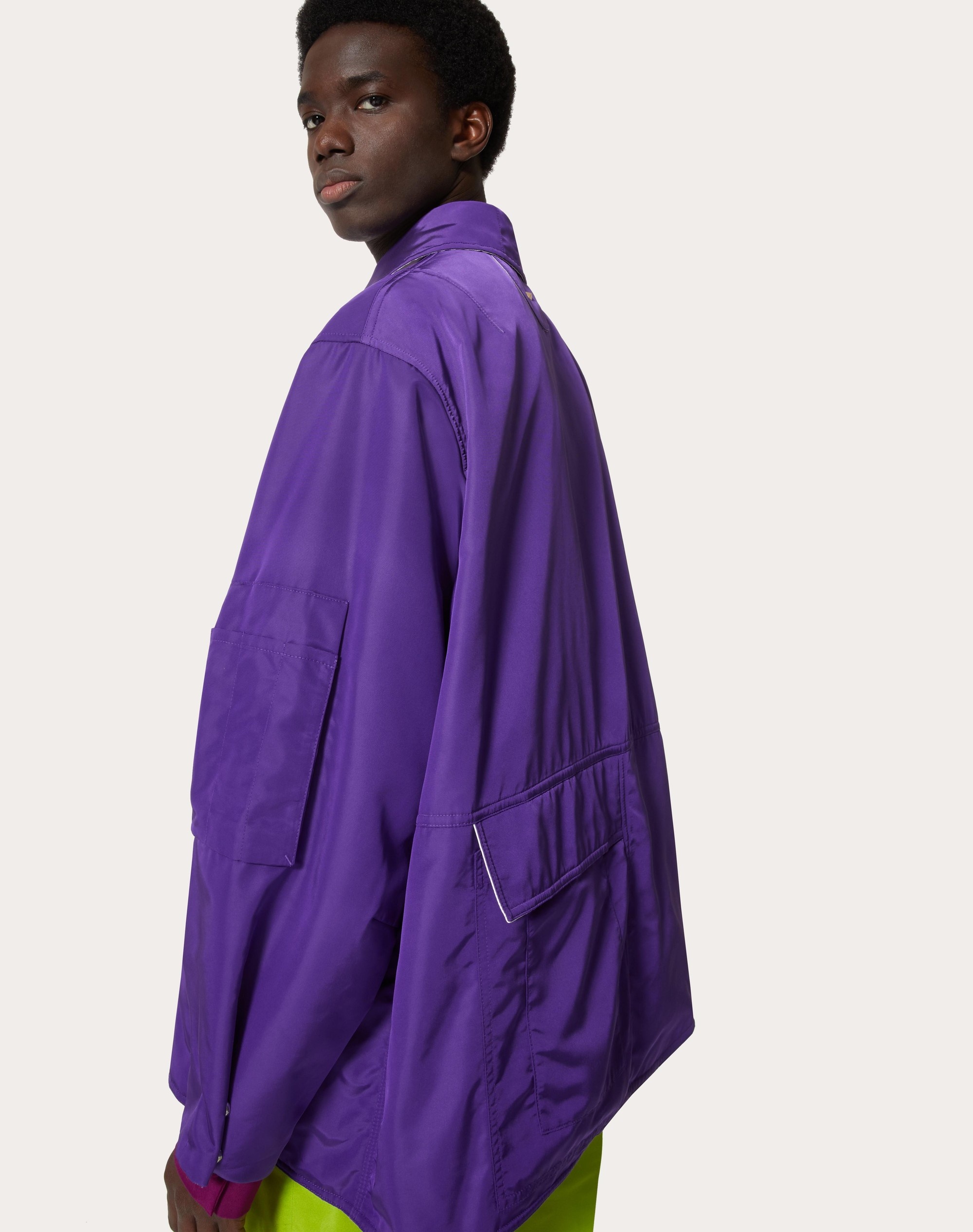 NYLON BOMBER JACKET - 5