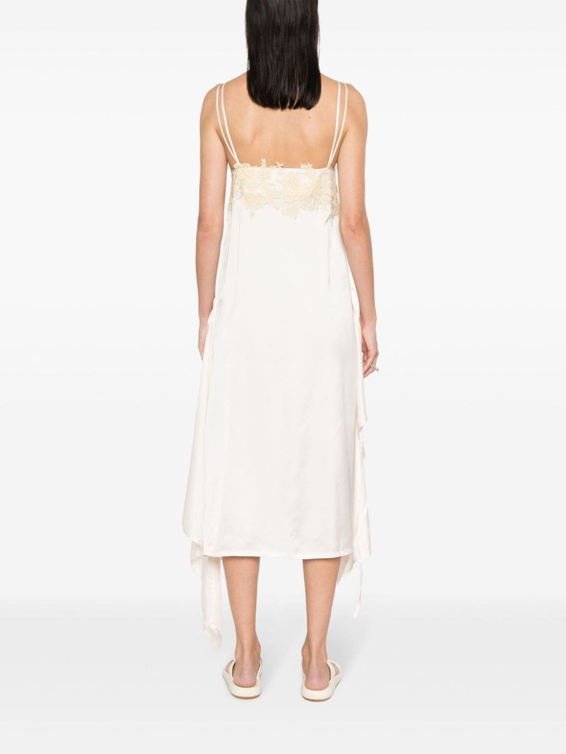 floral-lace satin slip dress 4