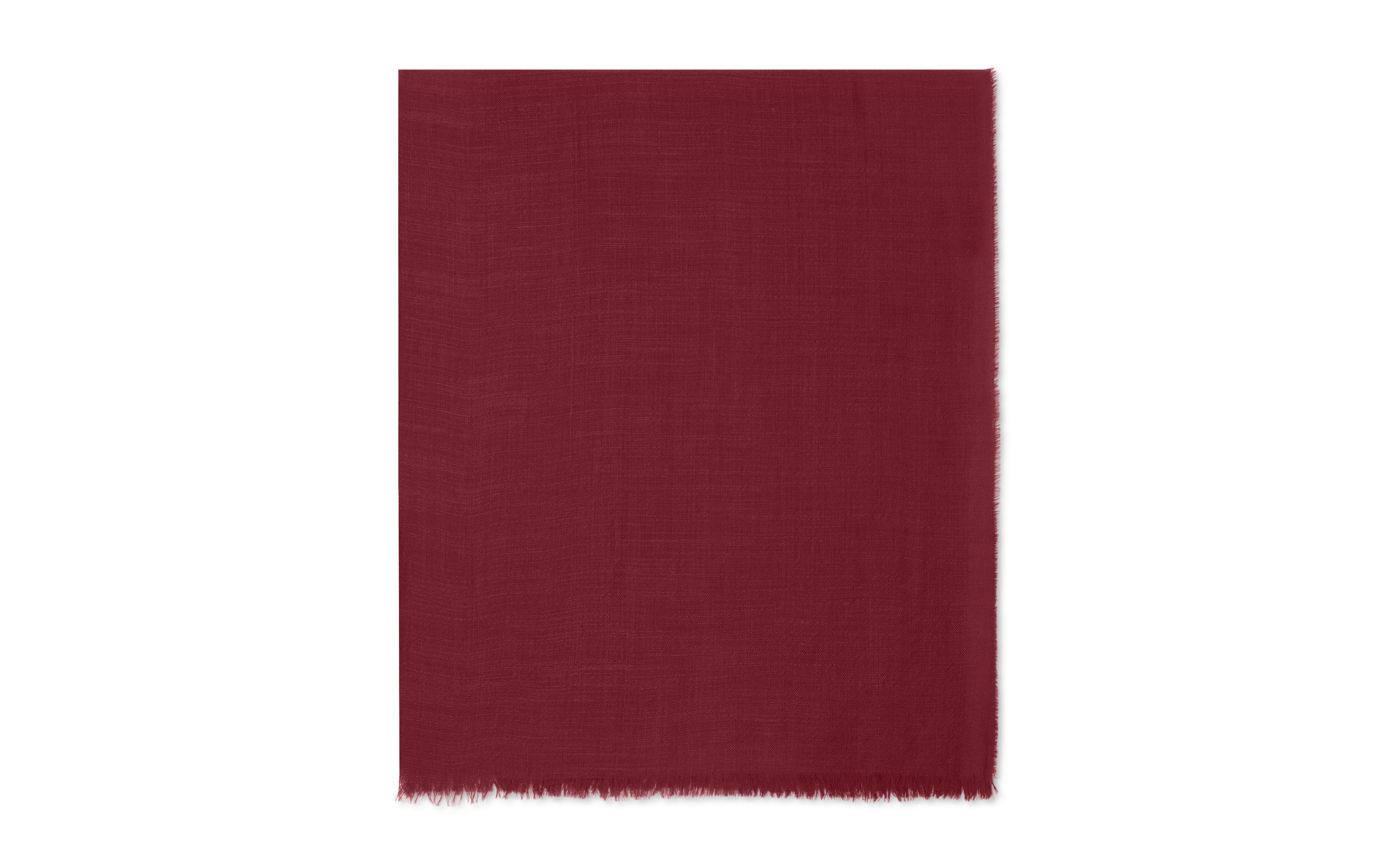 Dark Red Superfine Cashmere Scarf - 1