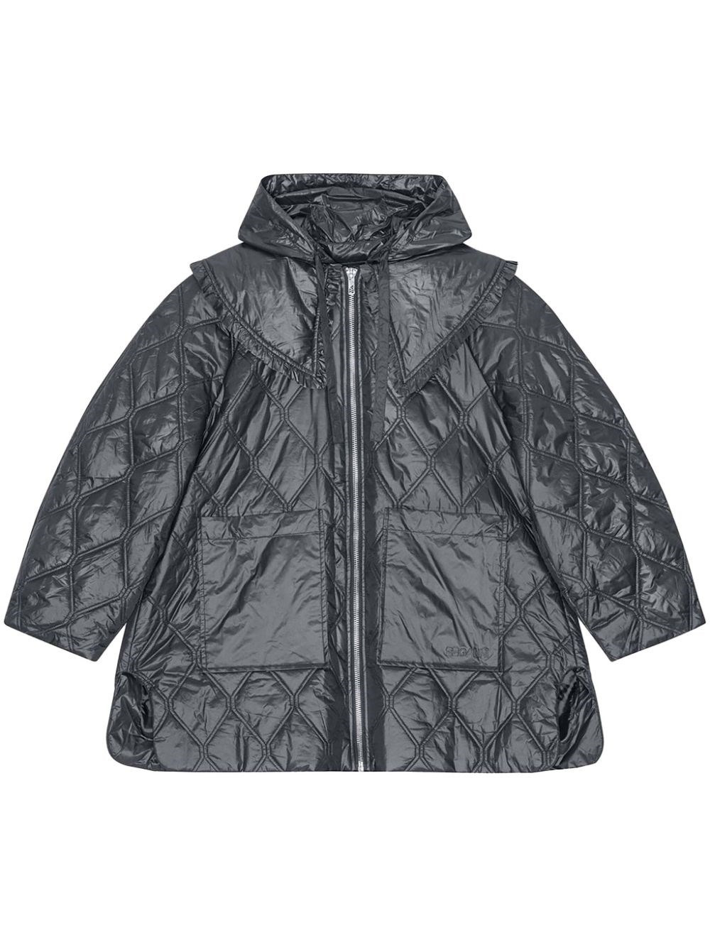 Quilted short jacket - 1