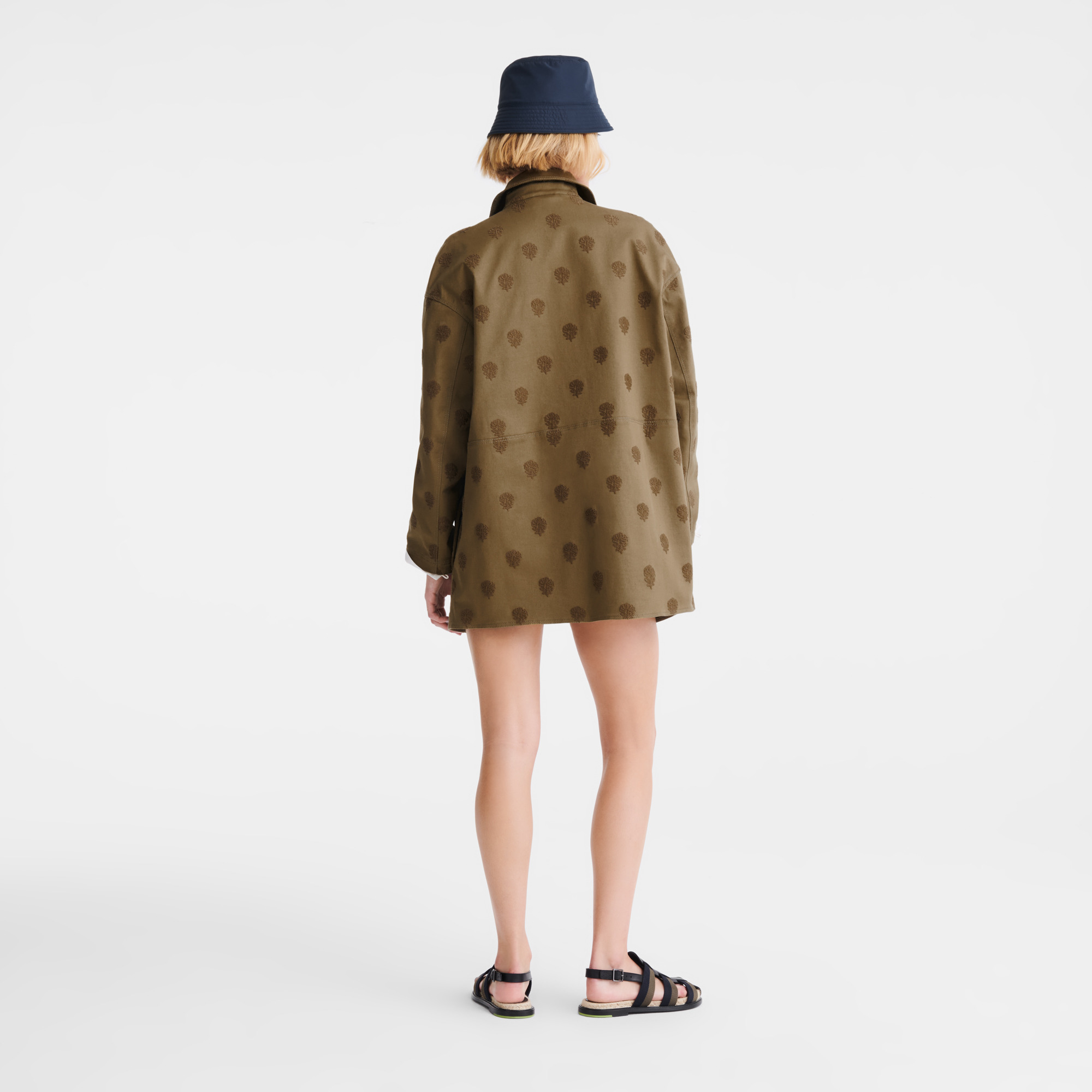 Coat Artichoke - Embroidered gabardine - 3
