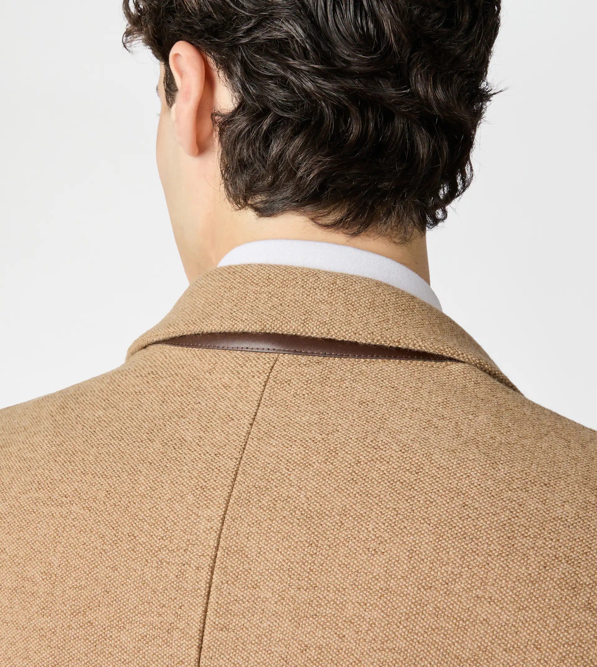 BLAZER IN JERSEY - BEIGE - 3
