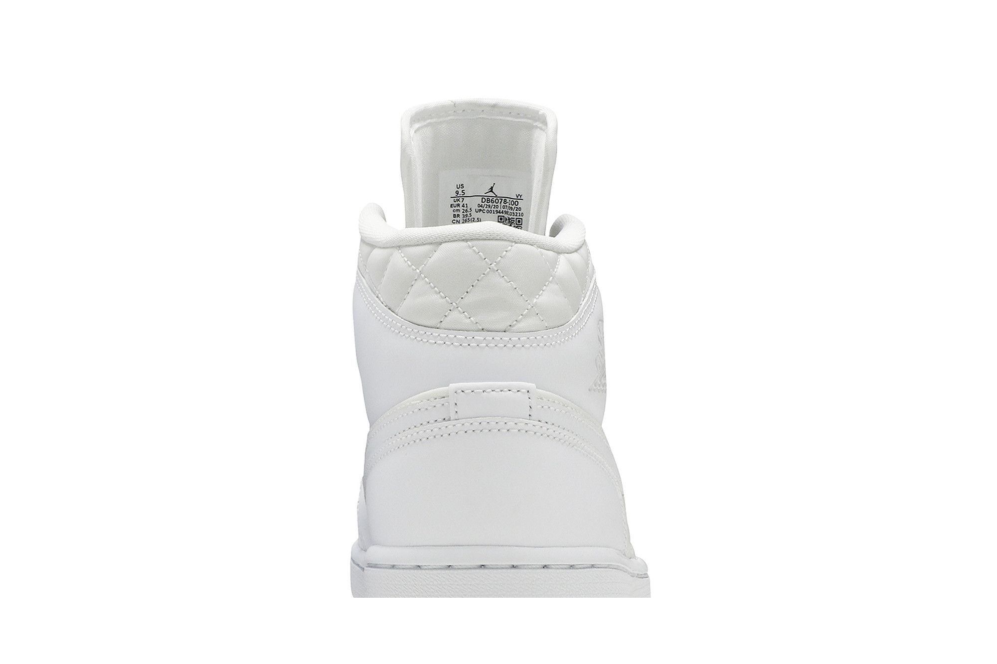 Wmns Air Jordan 1 Mid SE 'White Quilted' - 7