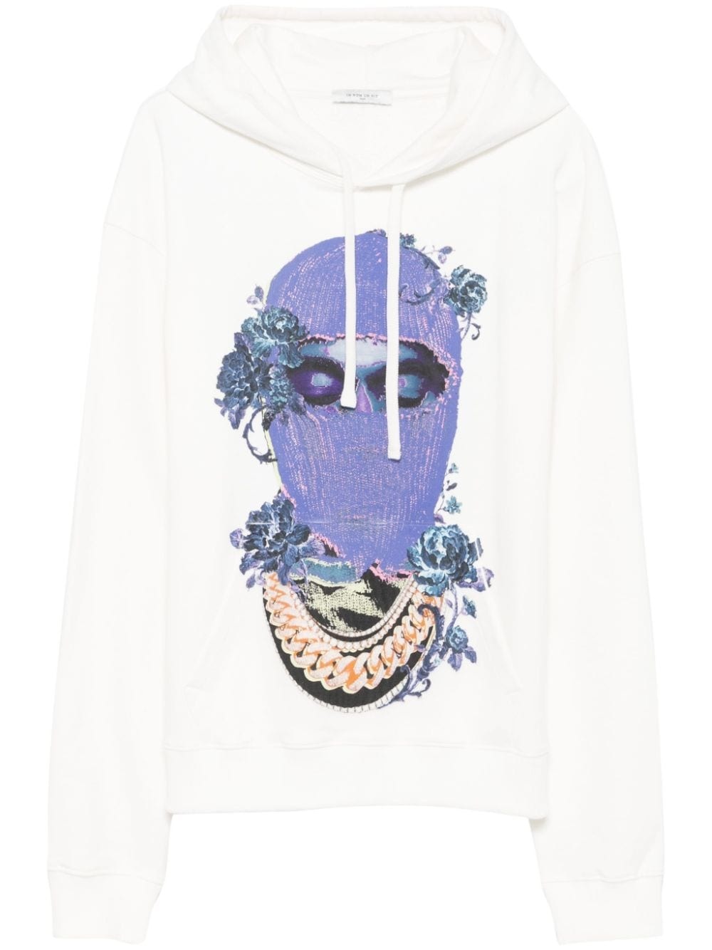 ih nom uh nit face-print hoodie farfetch REVERSIBLE