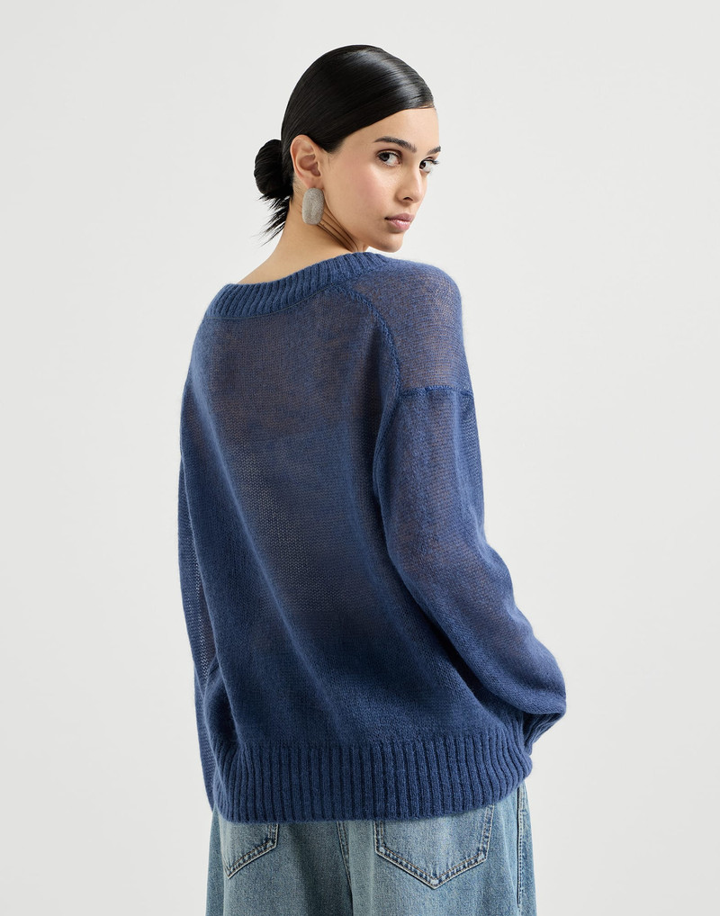 Virgin wool and mohair sweater 3