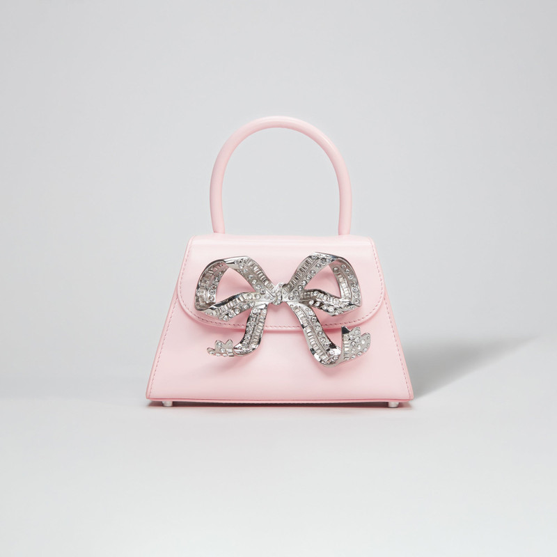 The Bow Mini in Pink with Diamanté 1