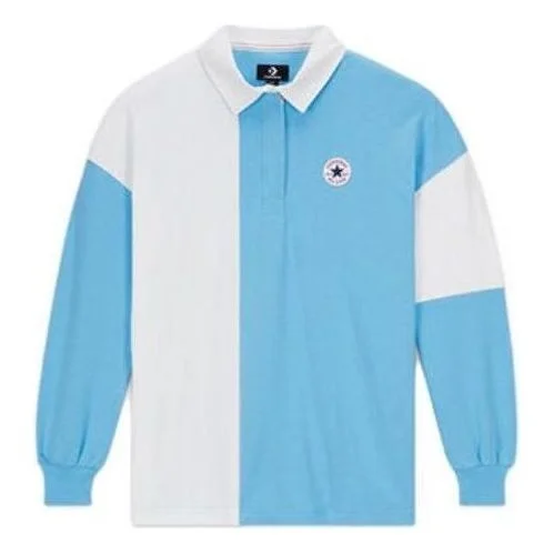 (WMNS) Converse Retro Rugby Shirt 'Light Blue White' 10025192-A01 - 1