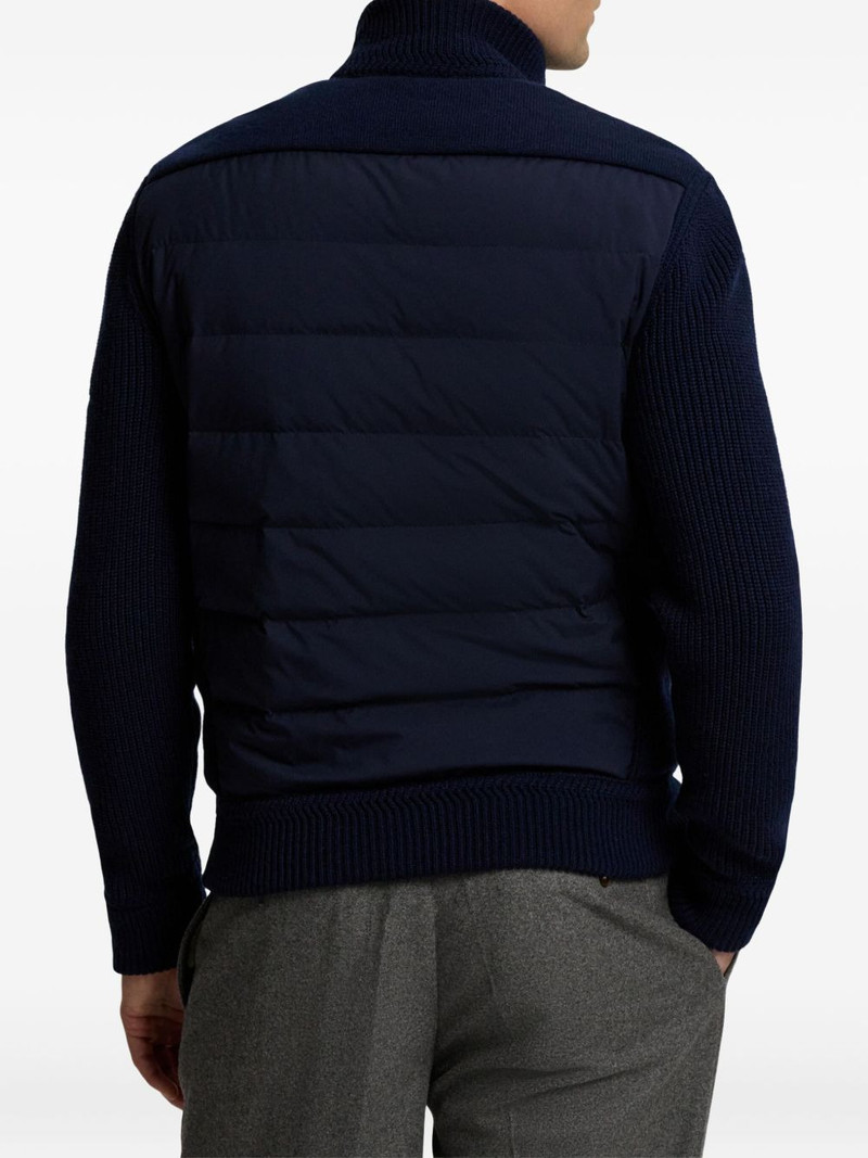 ribbed-sleeves quilted jacket 5